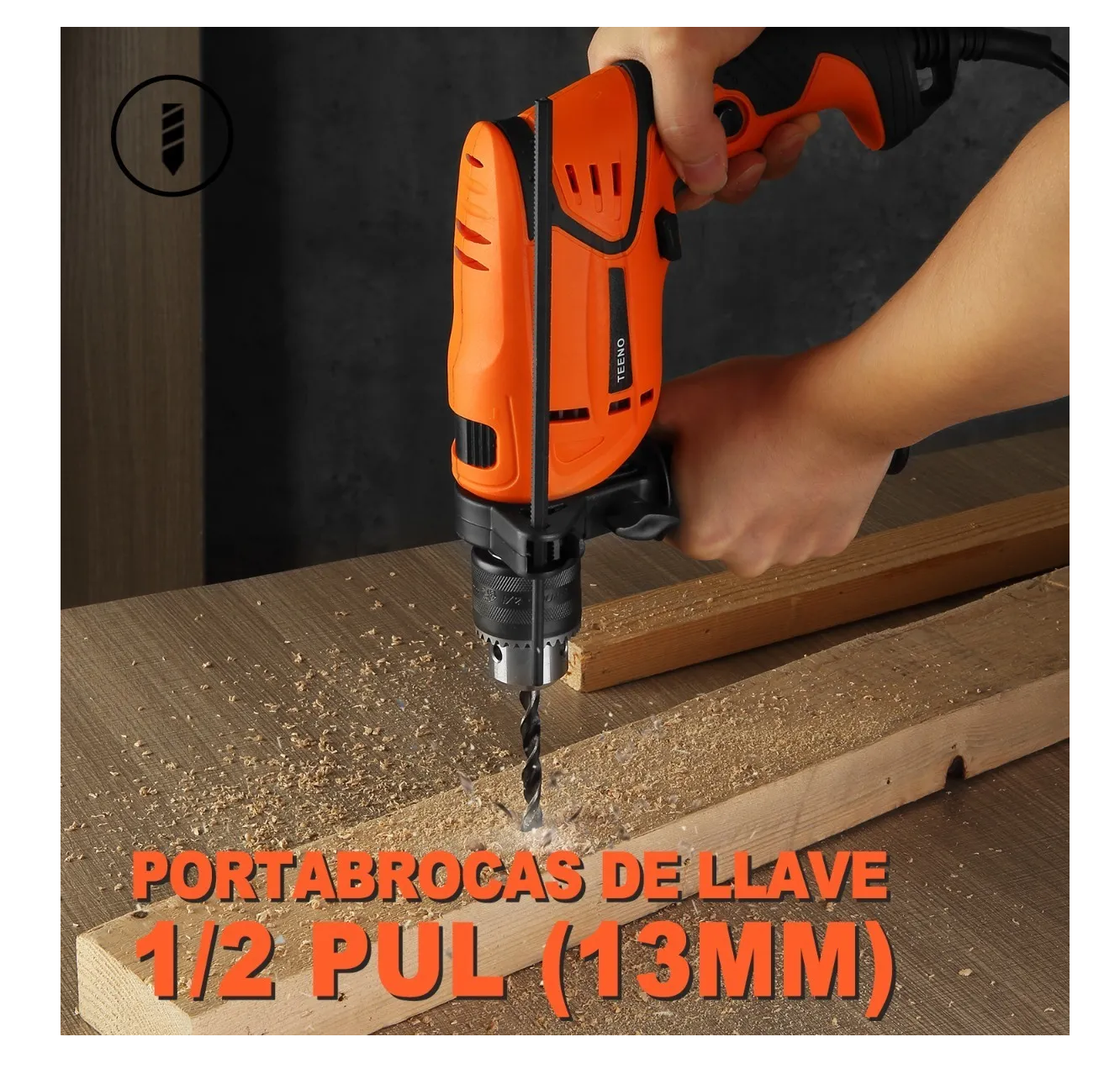 Taladro Rotomartillo 1/2 Profesional 650w