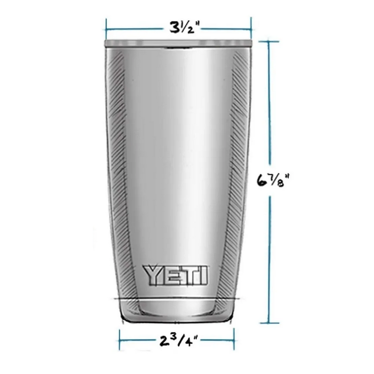 Vaso Termo Edición Limitada Yeti 20 Oz Gris Con Tapa Magslider