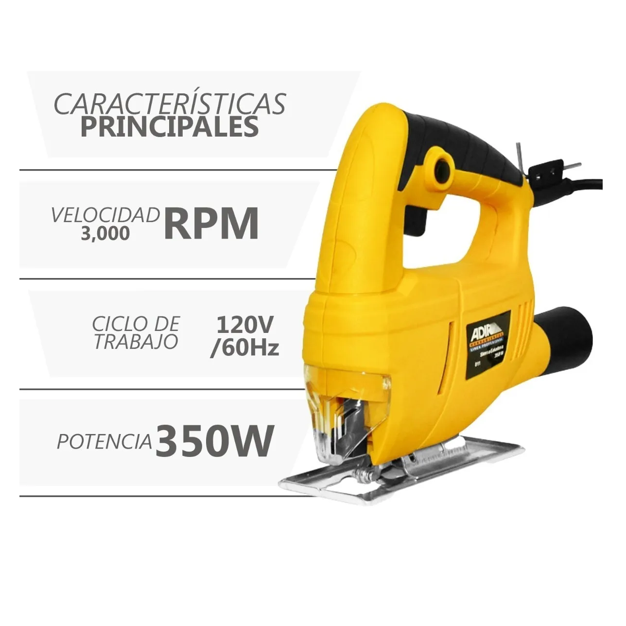 Sierra Caladora Cortadora Profesional Eléctrica Madera Metal