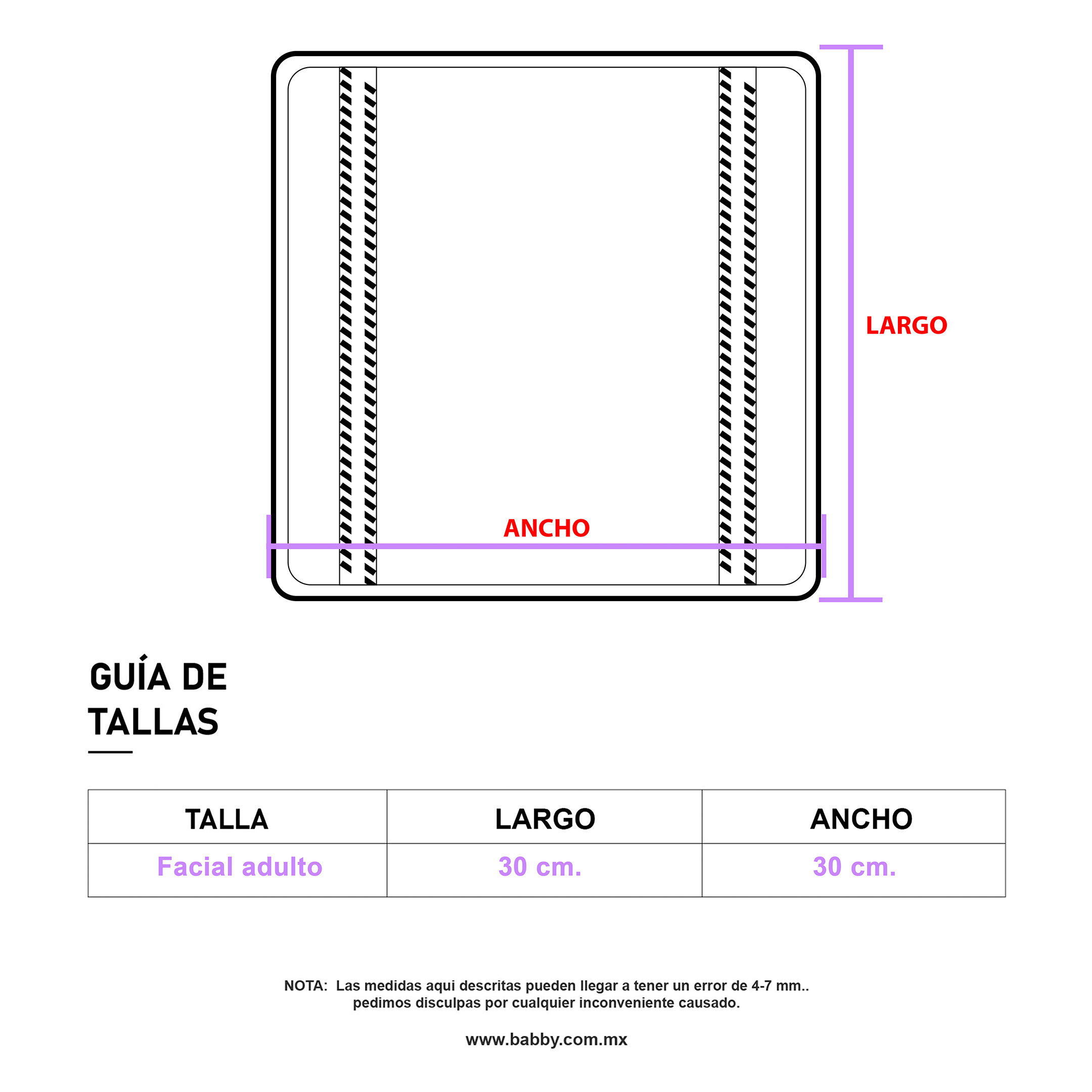Toalla Facial 100% Algodón Mayoreo Economica 30x30cm 12 Pzas