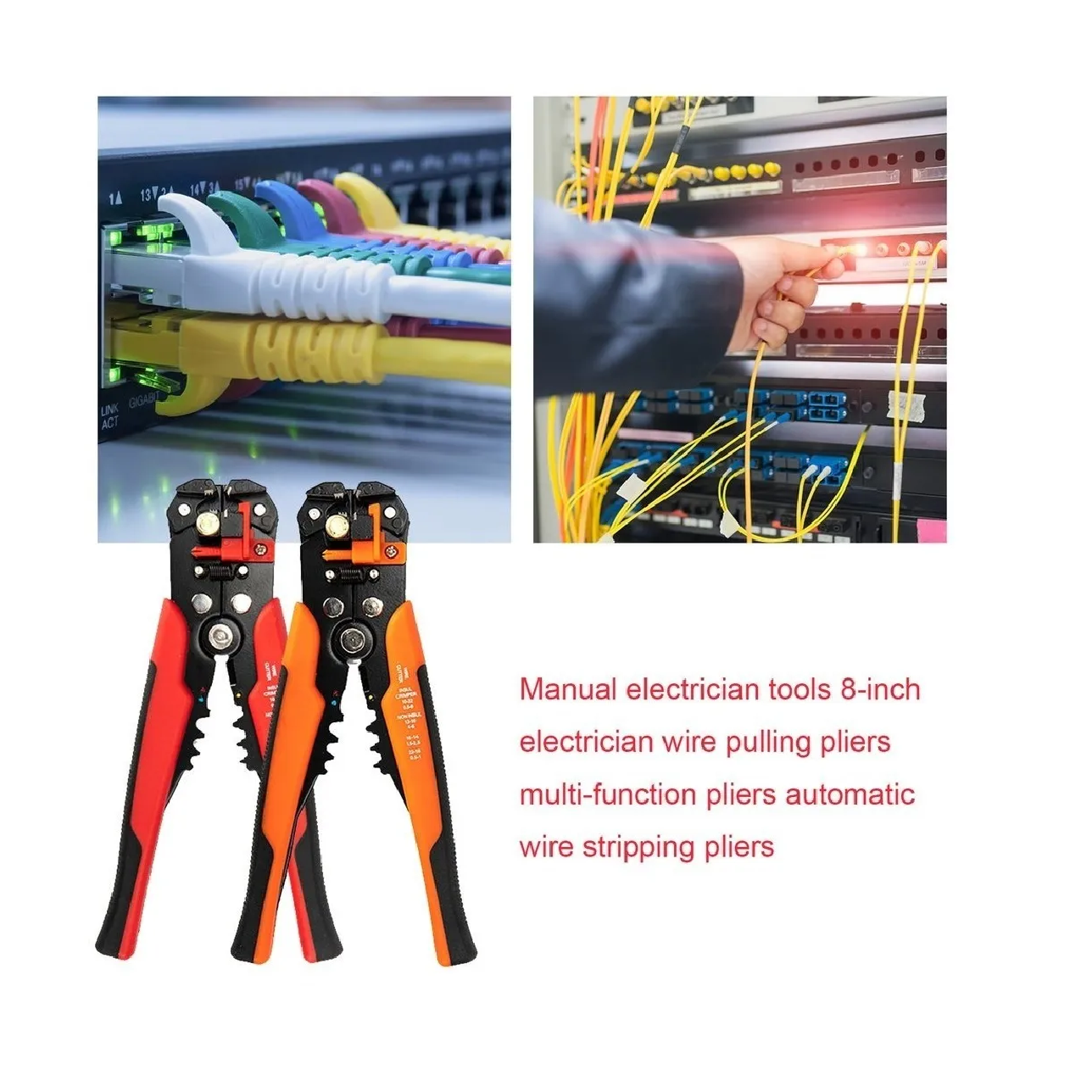 Cortacables 5 Y 1, Pelacables Automático Multifuncional Rojo