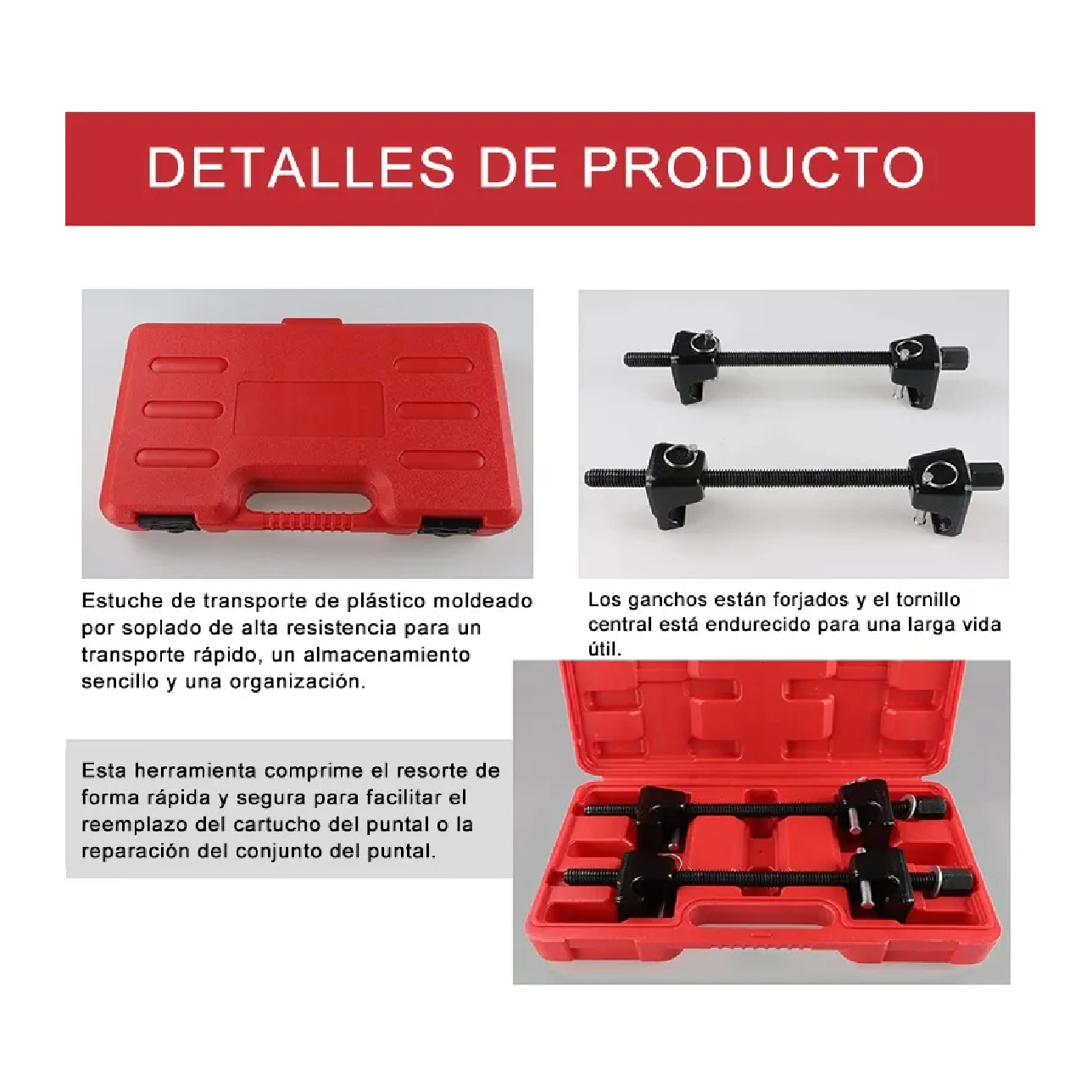 Opresor De Resorte Amortiguador 2 Piezas Y 1/2 13/16 Pulgadas