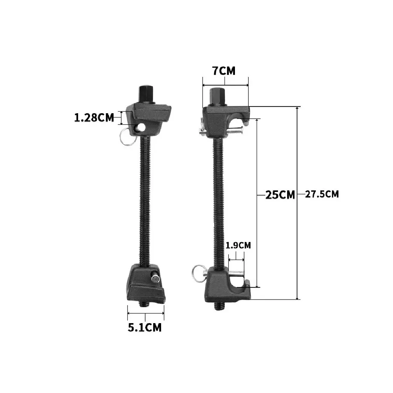 Opresor De Resorte Amortiguador 2 Piezas Y 1/2 13/16 Pulgadas