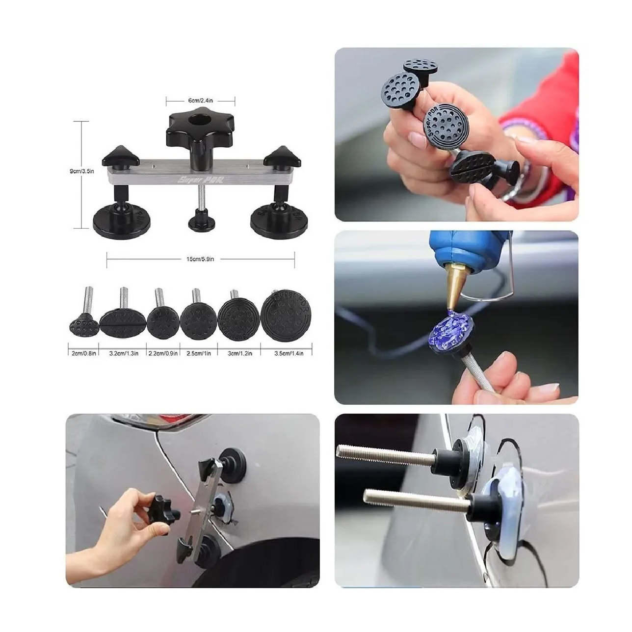 Kit Saca Golpes De Autos Carros Para abolladuras 40pcs