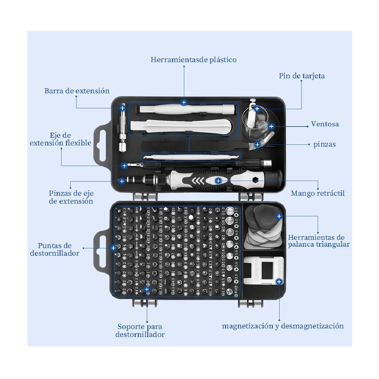 Juego De Destornillador De Precisión 115 En 1 Herramientas