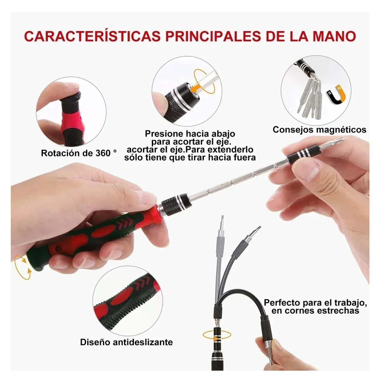 Juego De Herramientas Kit Destornillador 