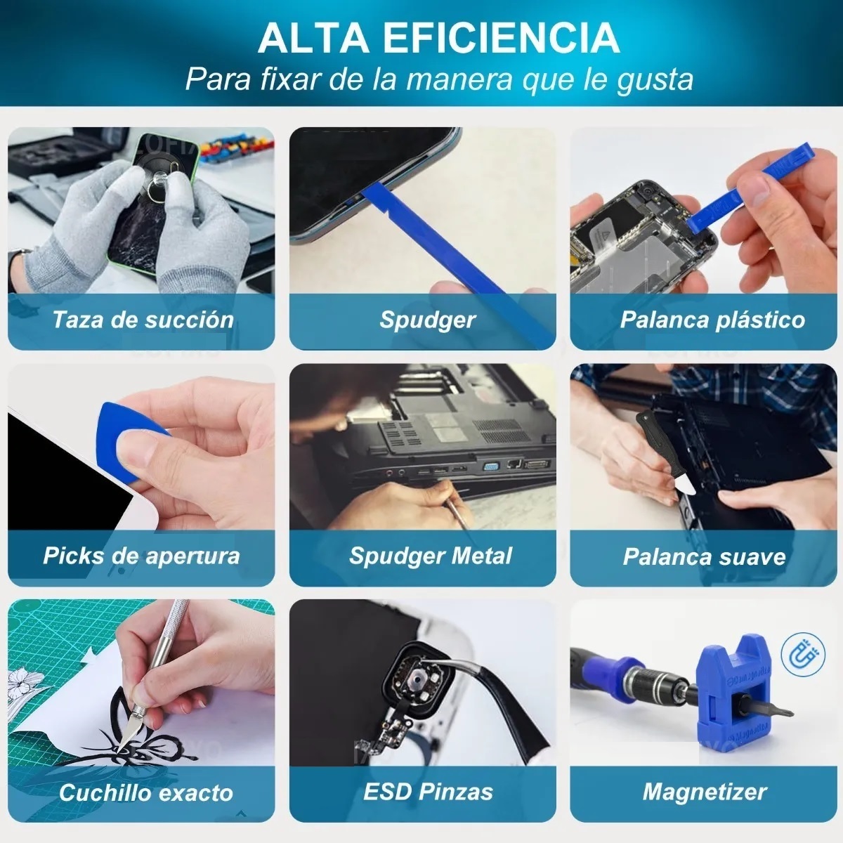 Kit De Herramientas Desarmadores Precisión Pc 