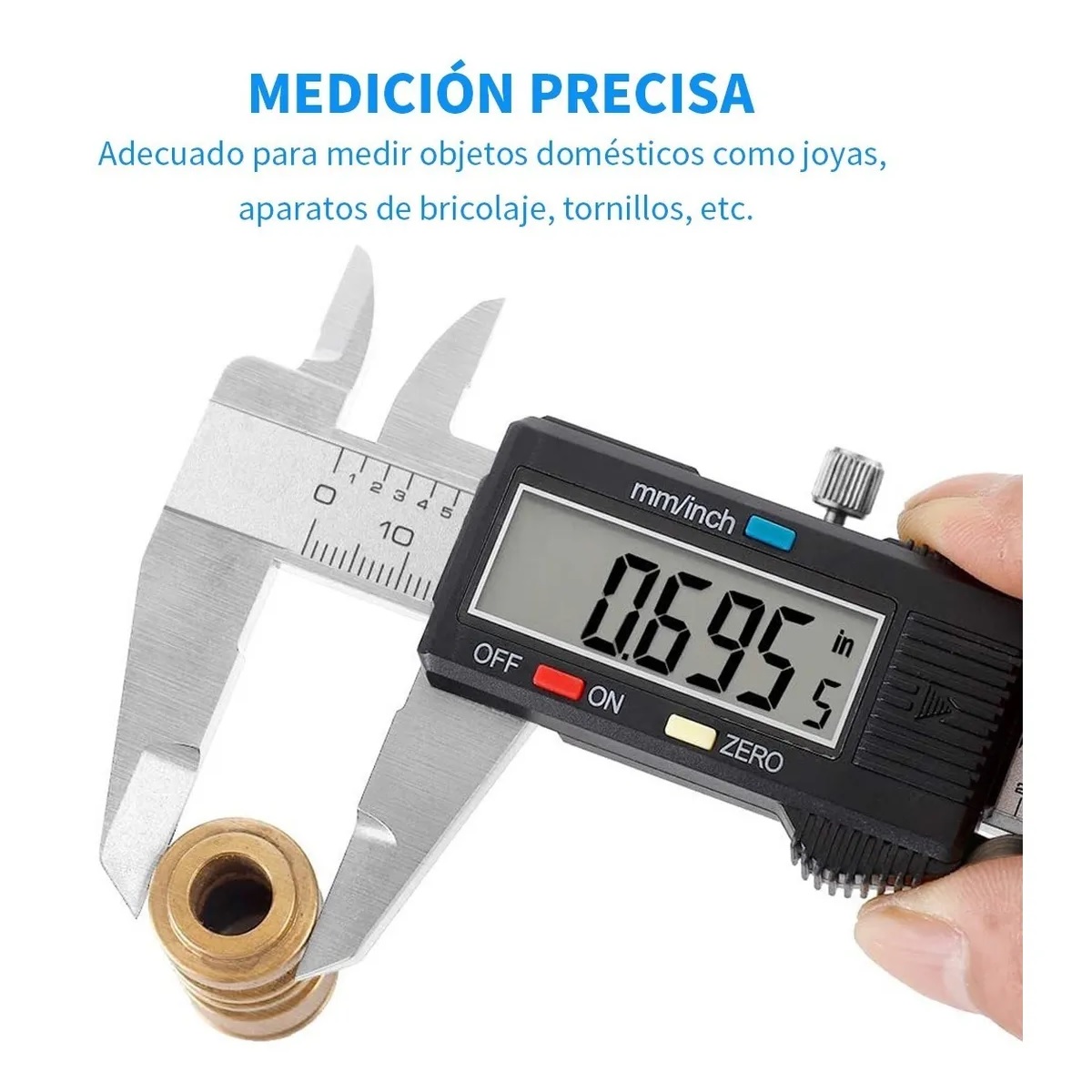 Calibrador Vernier Digital Pie De Rey 6in Precisión 0.01mm