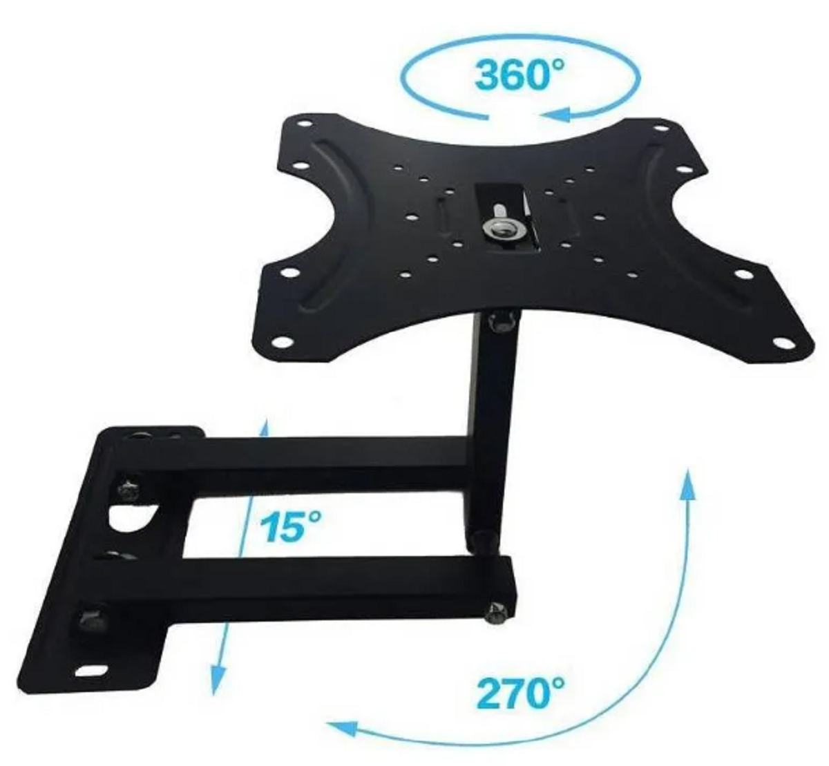 Base Soporte Metalico De Pared Para Pantalla Tv Plasma Lcd Led De Brazo Mobible De 14 A 42 Pulgadas
