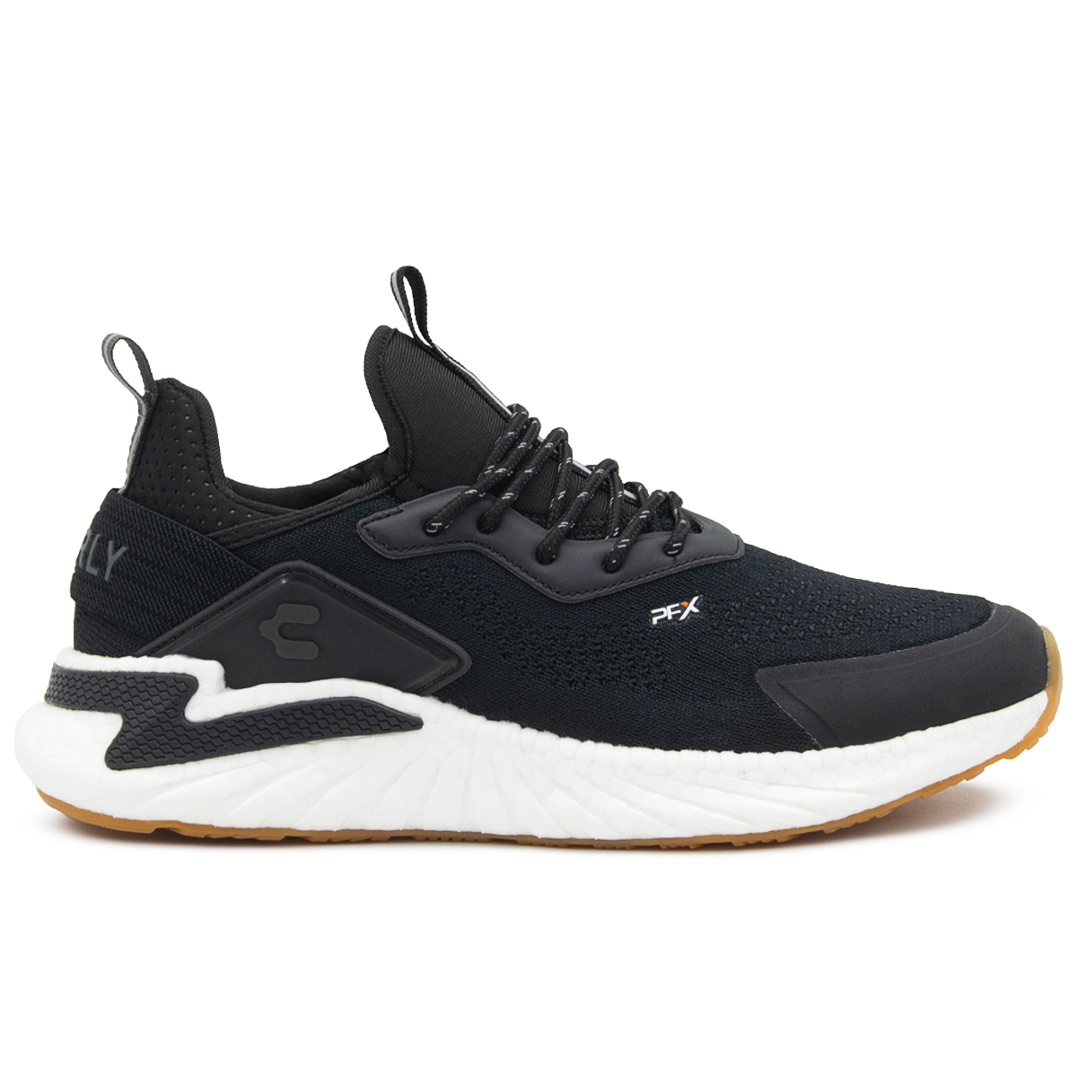 Tenis Charly Charge PFX Sport Running Active para Hombre Negro Gris