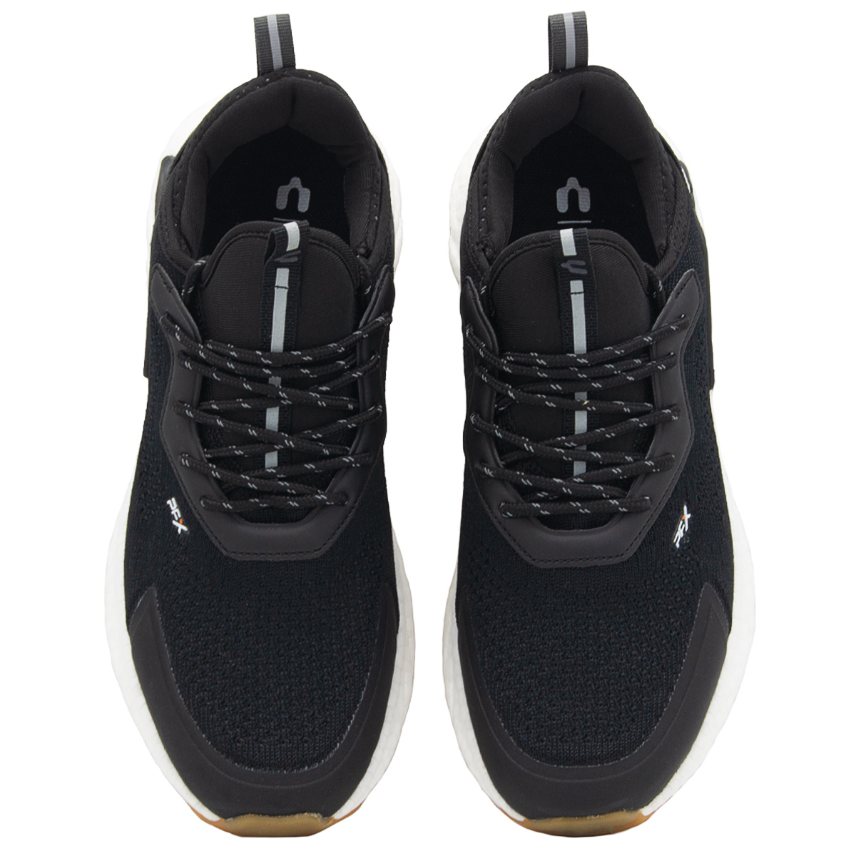 Tenis Charly Charge PFX Sport Running Active para Hombre Negro Gris