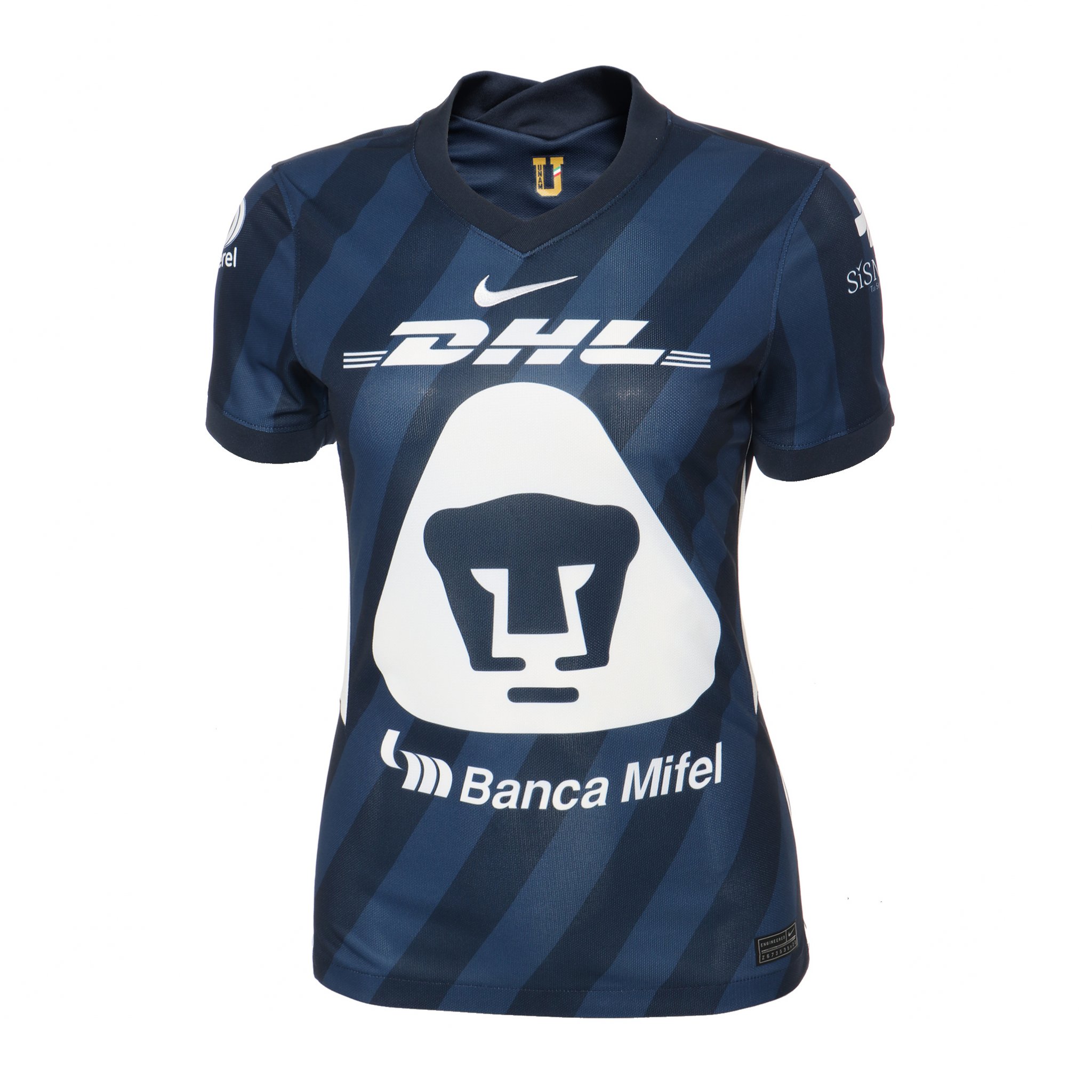 Jersey  Nike de los Pumas de UNAM de Visitante Para Dama 