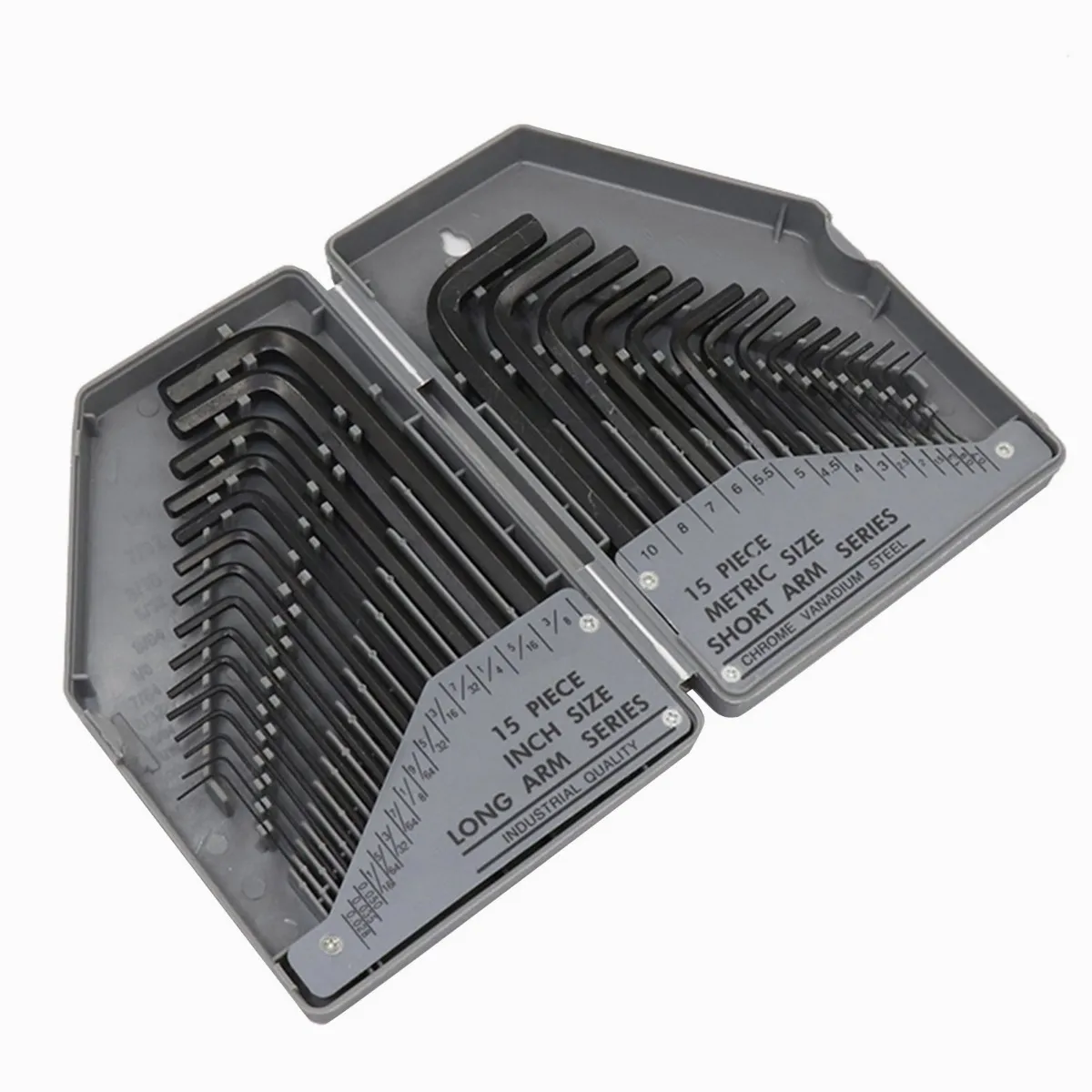 Llave Combinada Allen Hexagonal, 30 Piezas