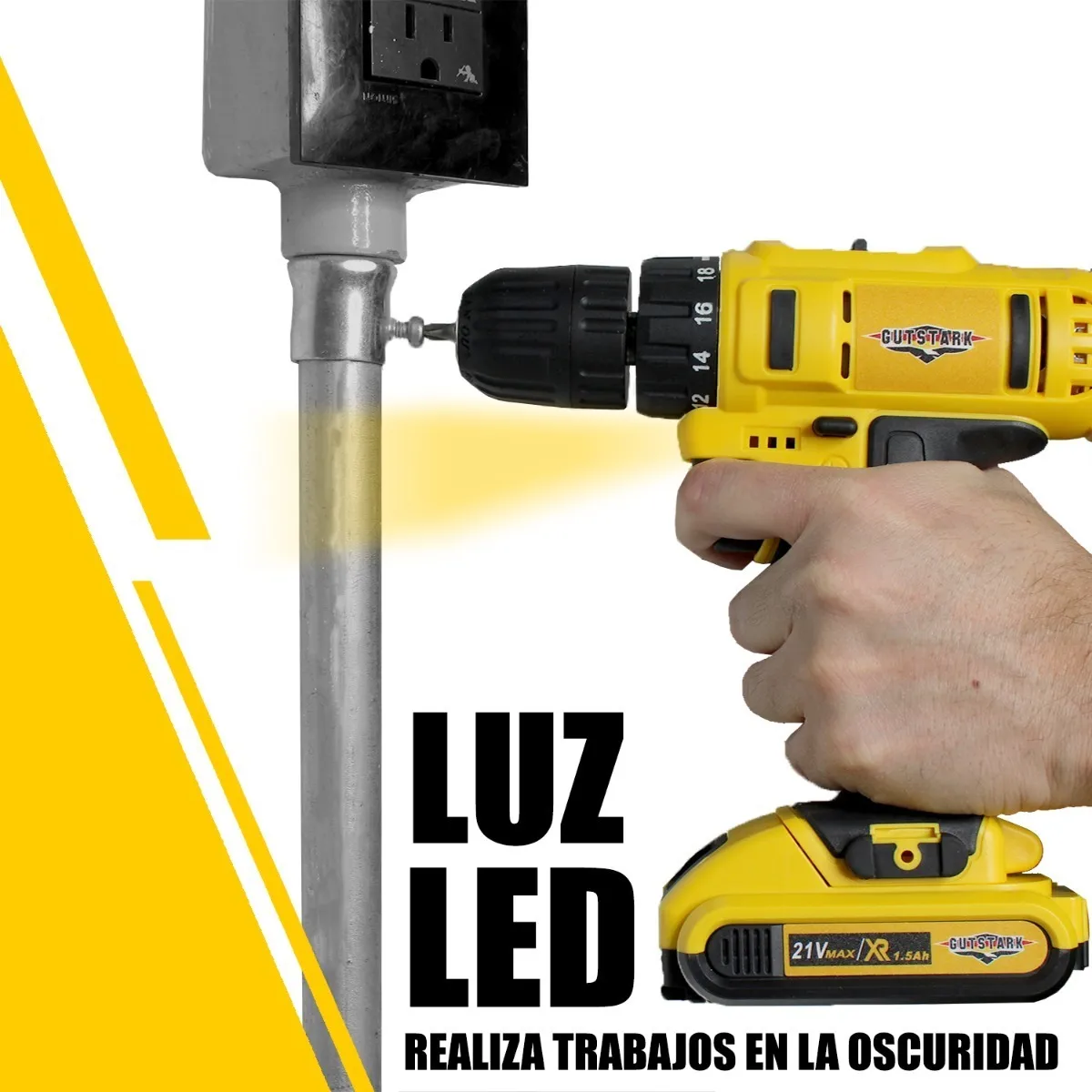 Taladro Desatornillador Inalámbrico 260w