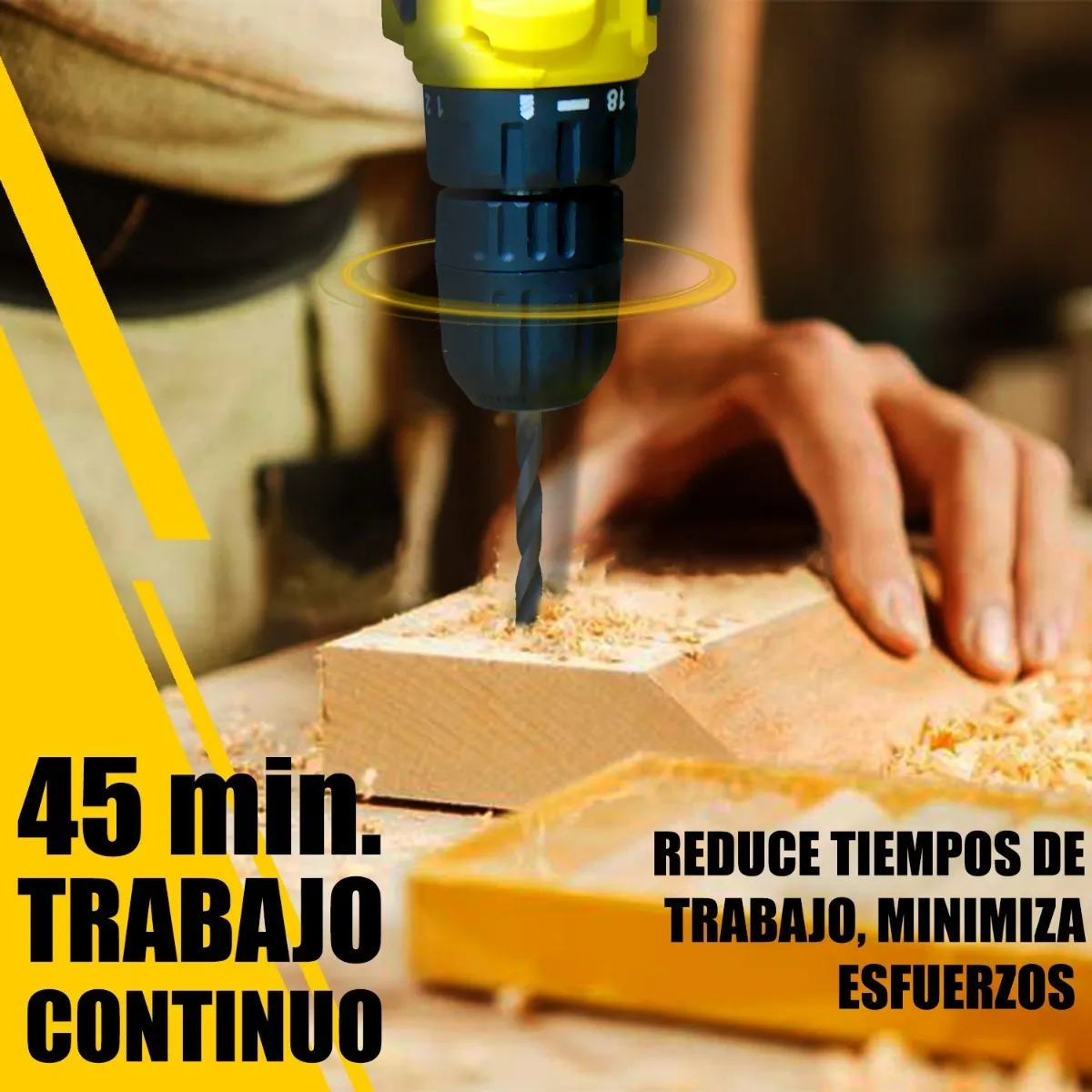 Taladro Desatornillador Inalámbrico 260w