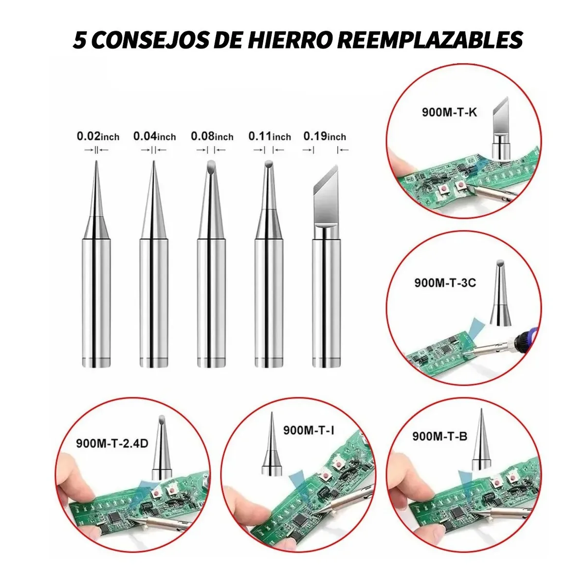 Kit De Soldador Portátil Con Multímetro Digital 142 Piezas