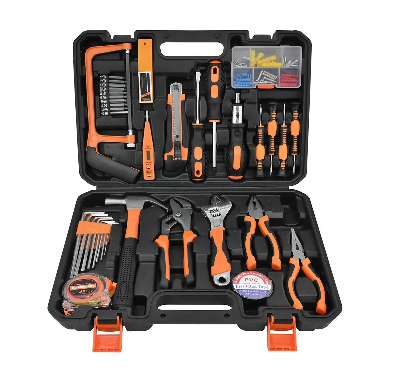 Kit De Herramientas Eléctricas Y Mecánicas, 100 Piezas