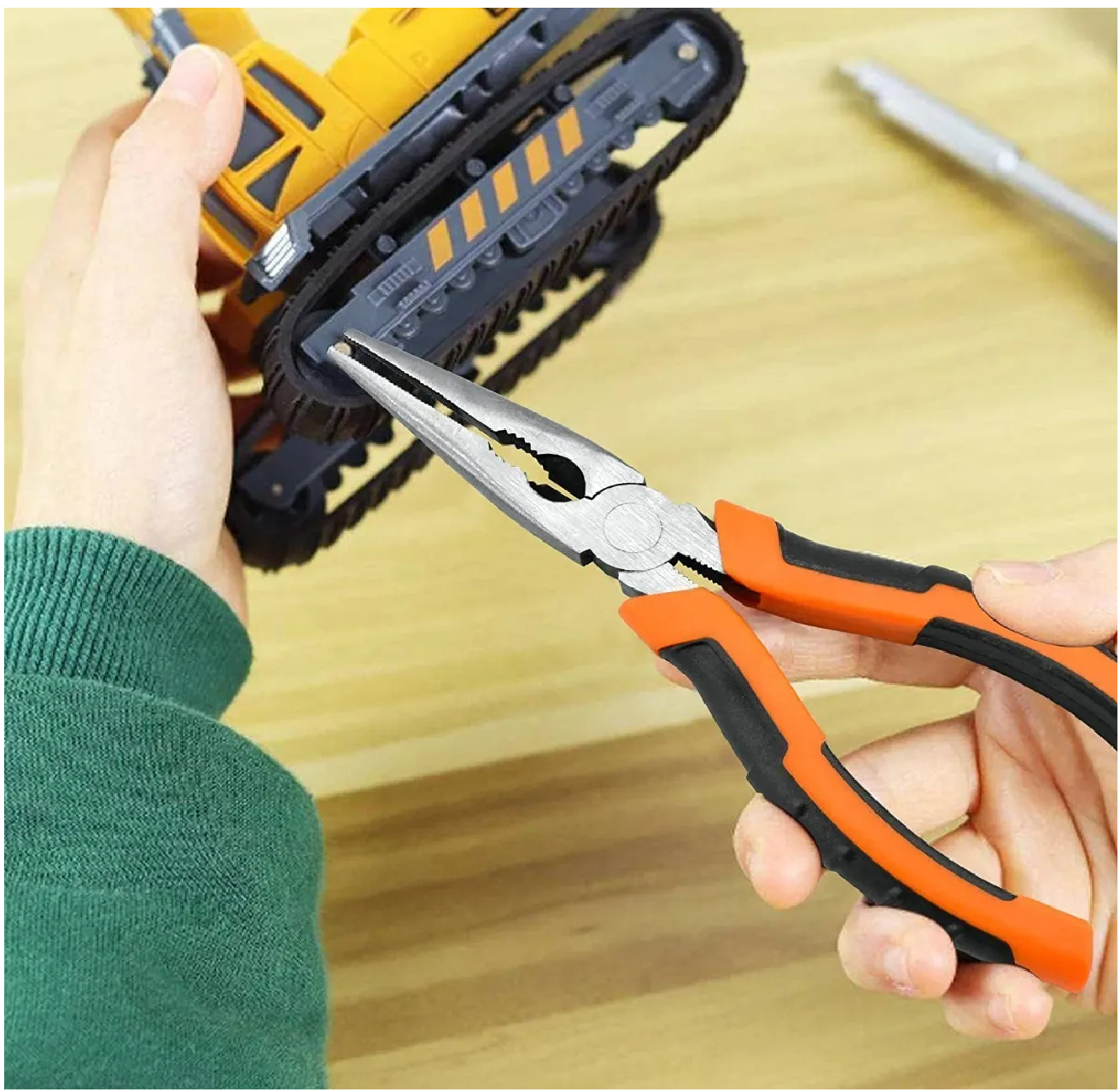 Kit De Herramientas Eléctricas Y Mecánicas, 100 Piezas