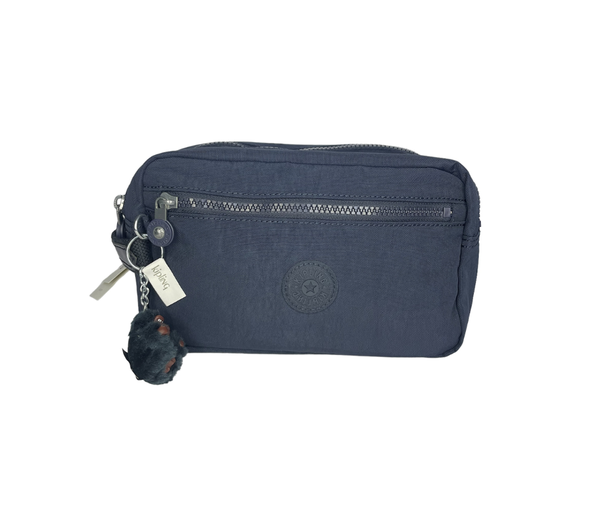 Neceser Kipling para viaje o Gym muy espaciosa, color azul marino