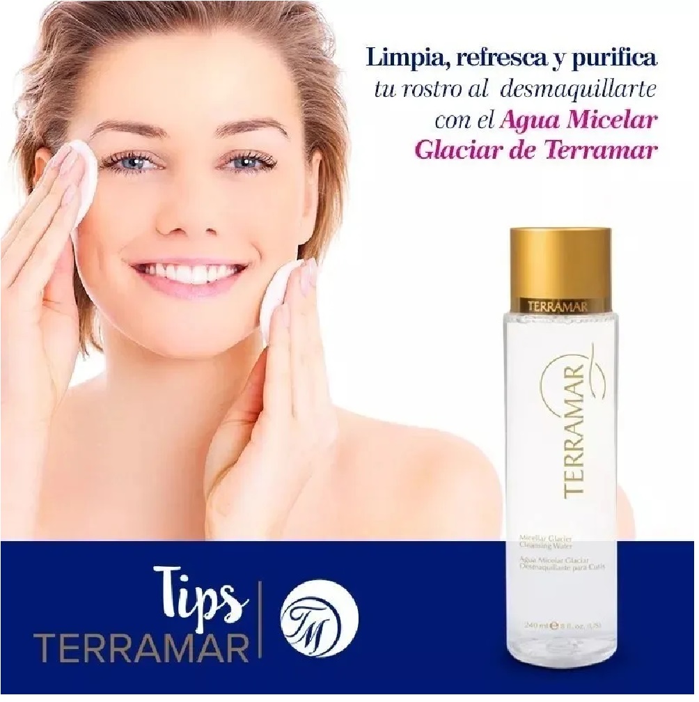 Agua Micelar Glaciar Terramar 240ml.