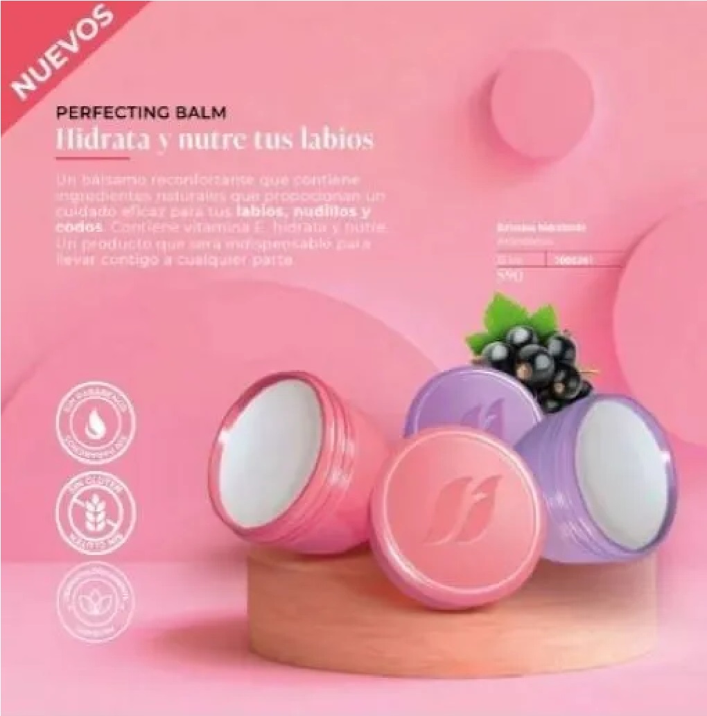 Bálsamo Pomada Para Labios Farmasi Frutos Rojos Suaviza Nutre Hidrata