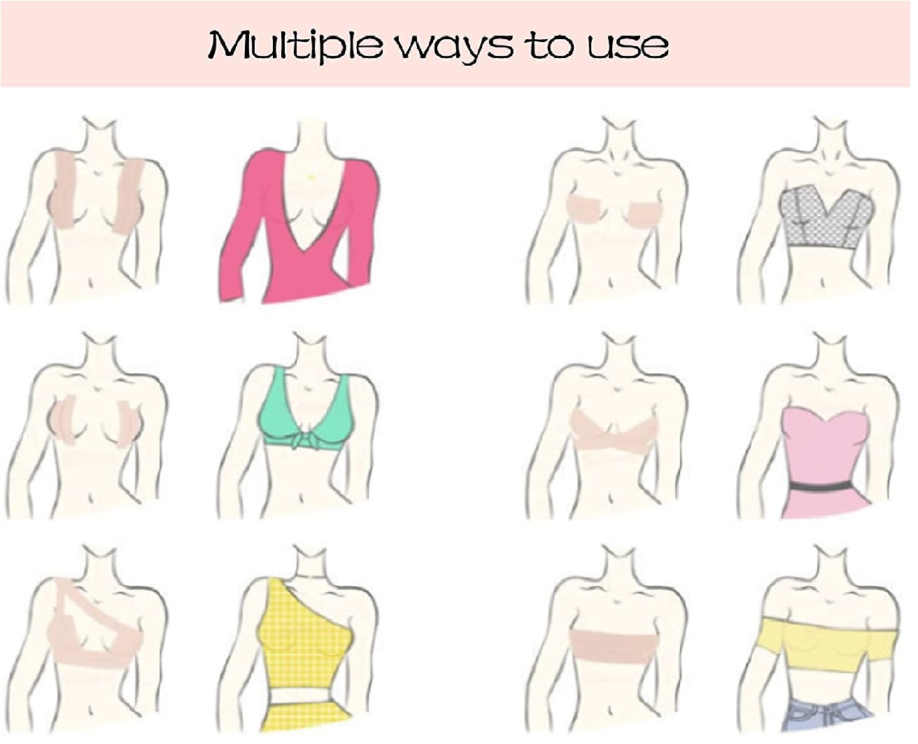 Boob Tape Cinta Levanta Busto Push Up.