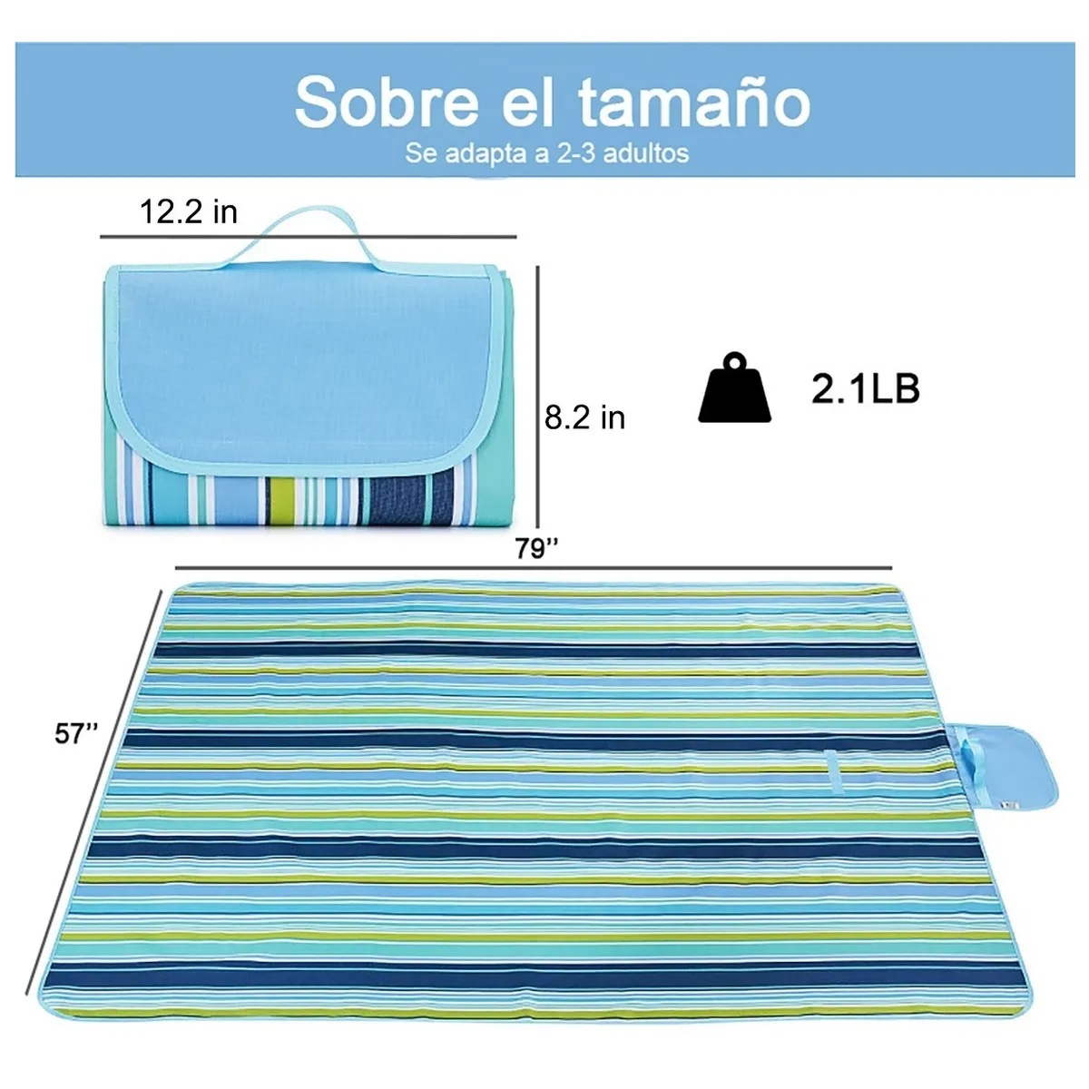 Tapete De Picnic Impermeable Para Acampar 