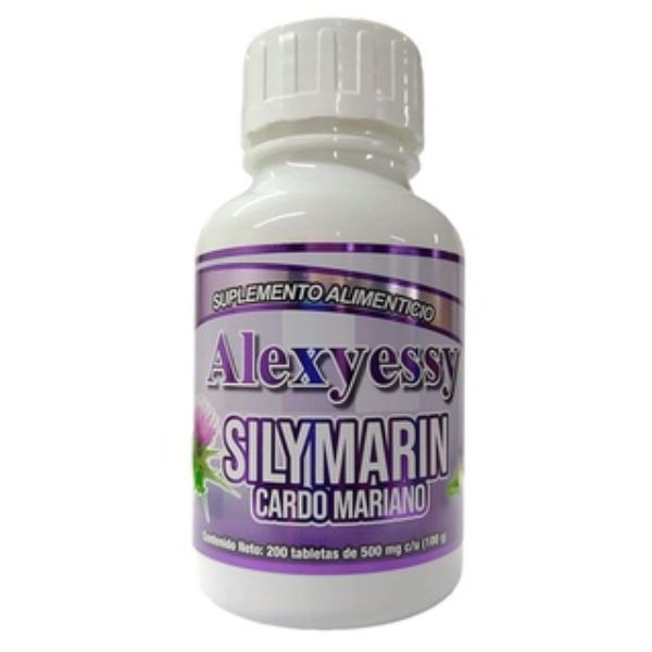 SILYMARIN CARDO MARIANO ALEXYESSY 200 TAB DE 500 MG