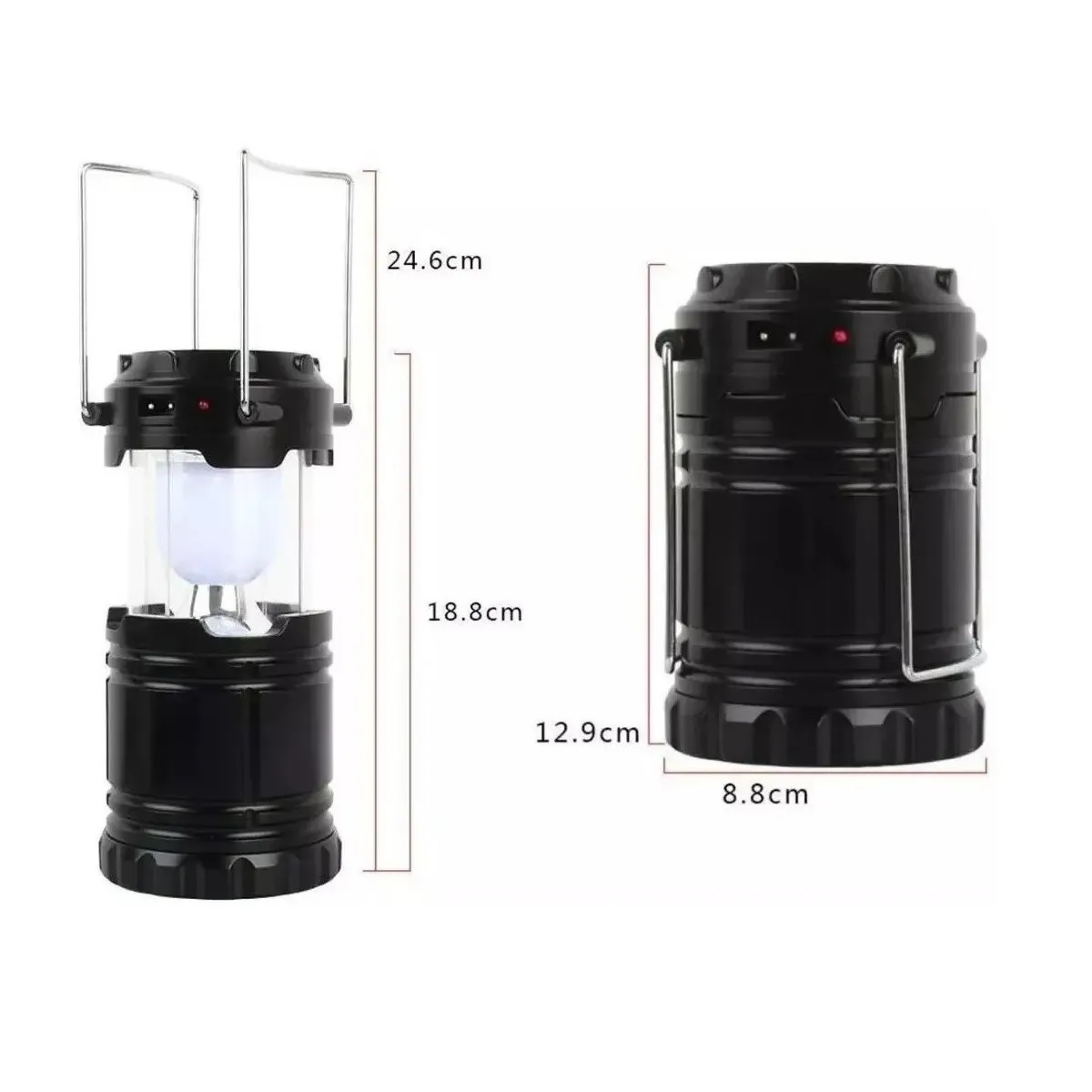 Lámpara De Campismo Solar Recargable 