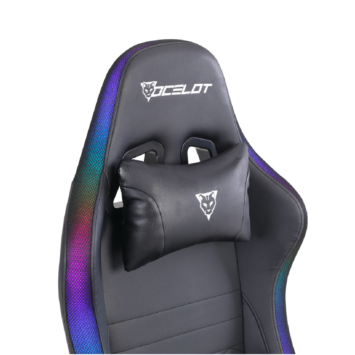 Silla Gamer Ocelot Gaming Rgb Base Ajustable De Metal Descansa Brazos Angulo De Inclinacion 155 Grados 