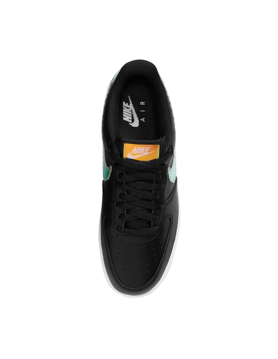 Tenis Nike Air Force 1'07 negro con paloma pixel originales CV1699-002