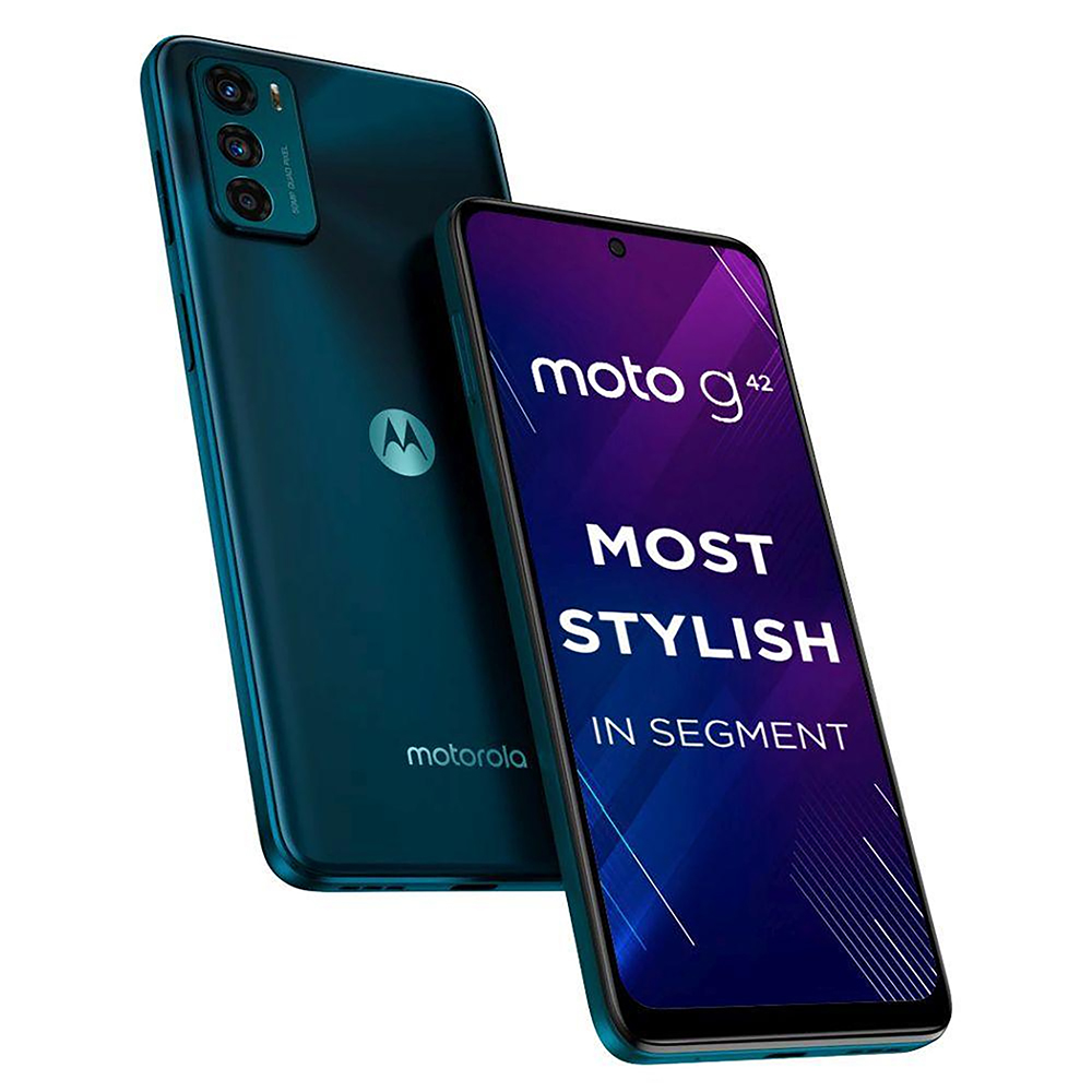 Celular Motorola Moto G42 128GB  4GB RAM - Verde + Audifonos 