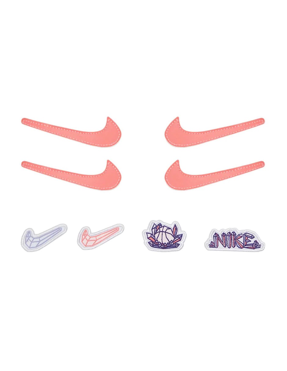 Tenis Air Force 1/1 blanco con morado palomas intercambiables originales DB1856-100