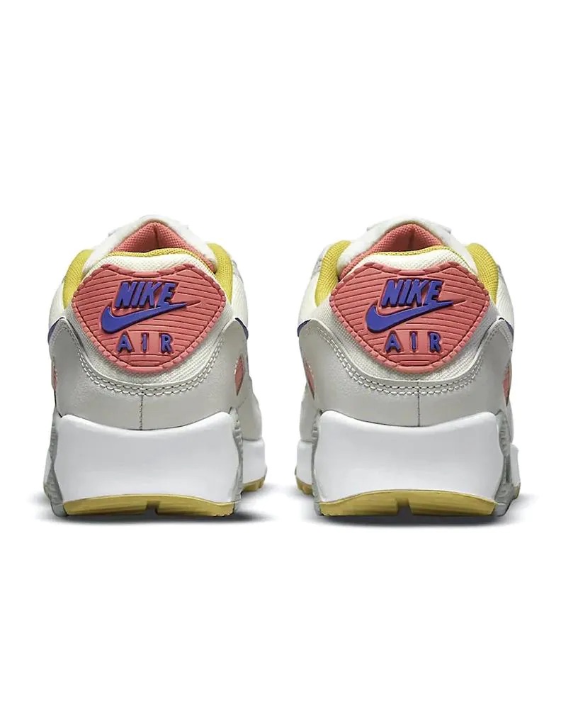 Tenis Nike Air Max 90 White Purple Pink Originales DA8726-100