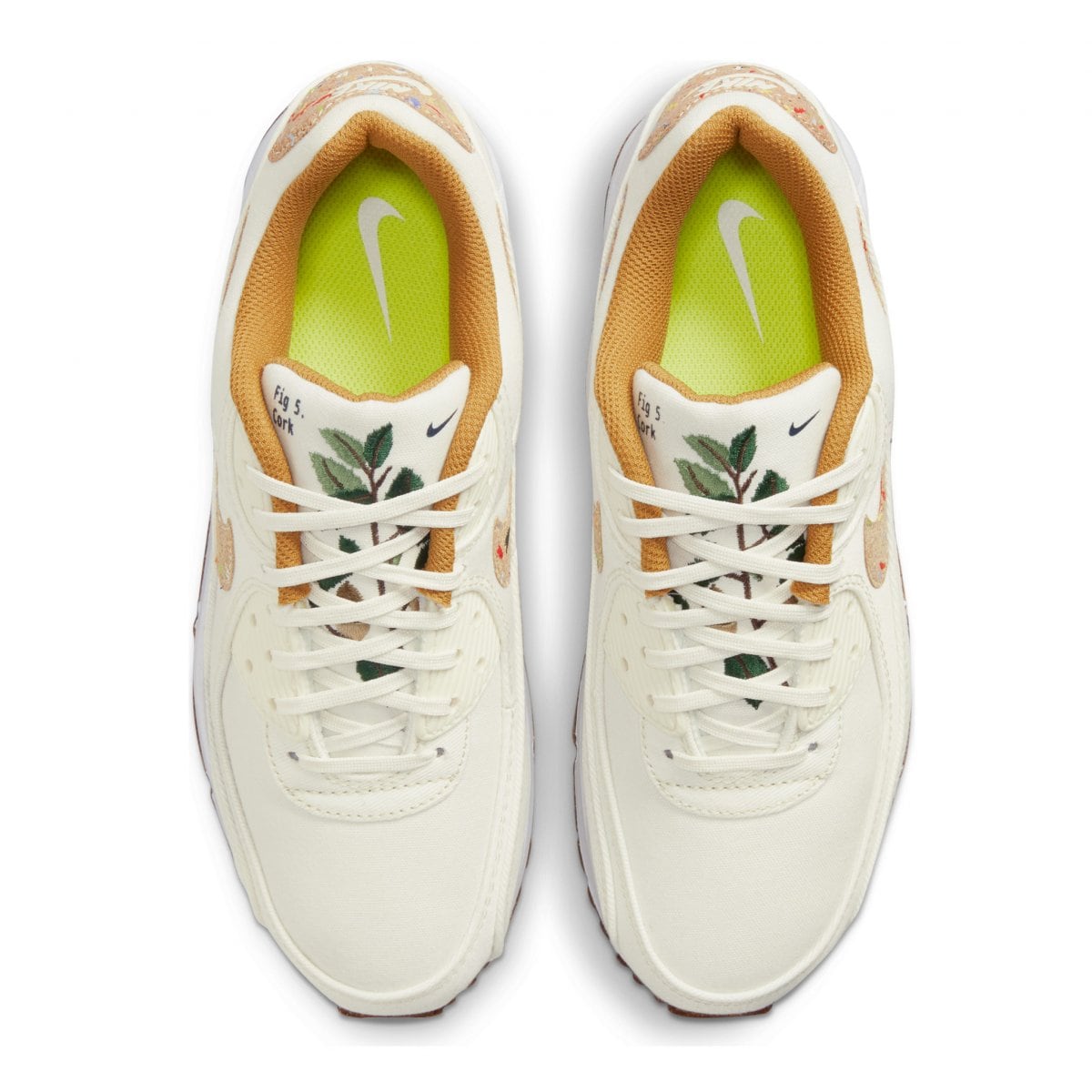 Tenis Nike Air Max 90 Recycled pack blanco con café originales DD0384-100