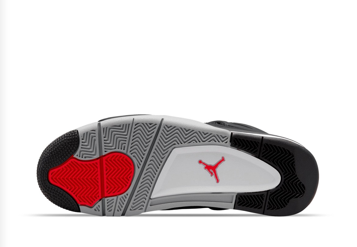 Tenis Air Jordan 4 retro black canvas originales DH7138-006
