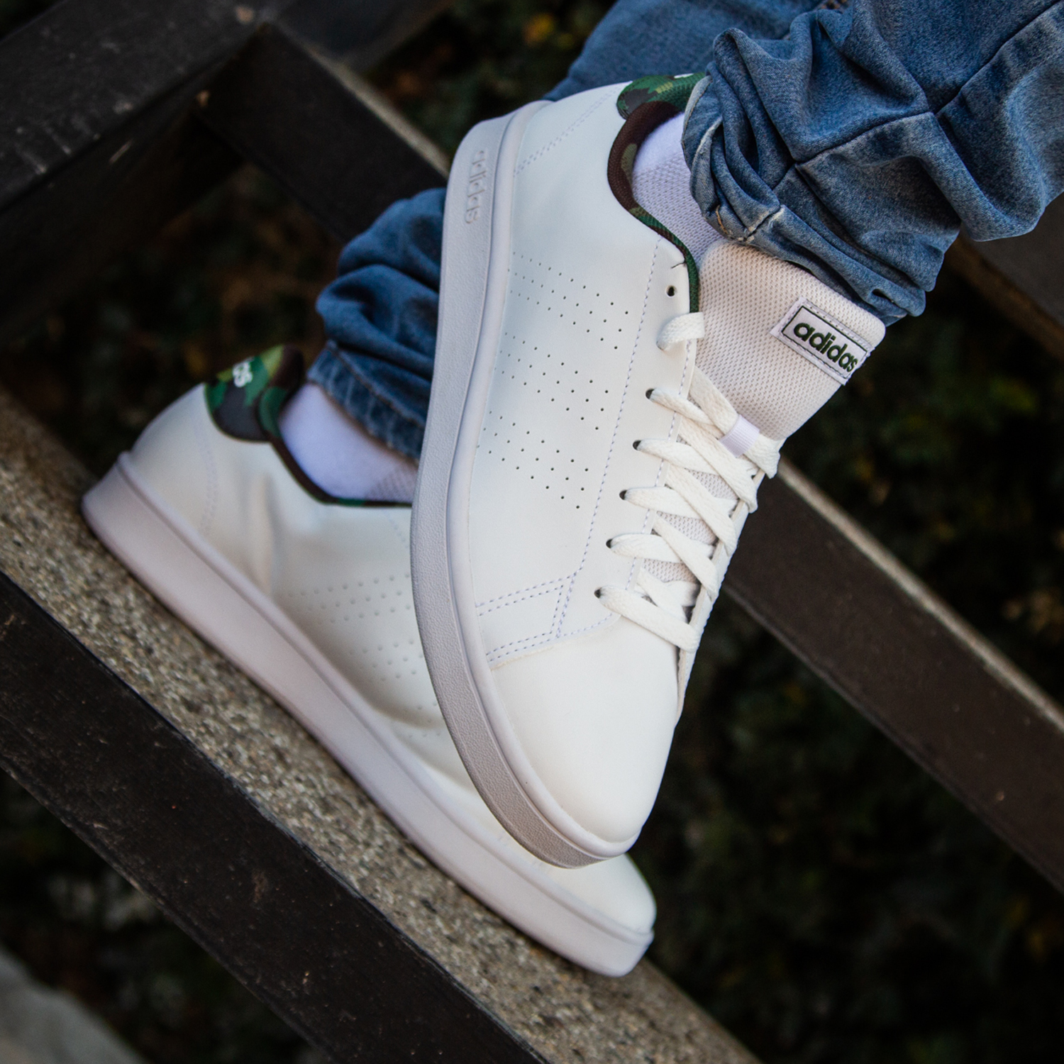 Tenis Adidas Advantage Base - GW9283 - Blanco - Hombre 