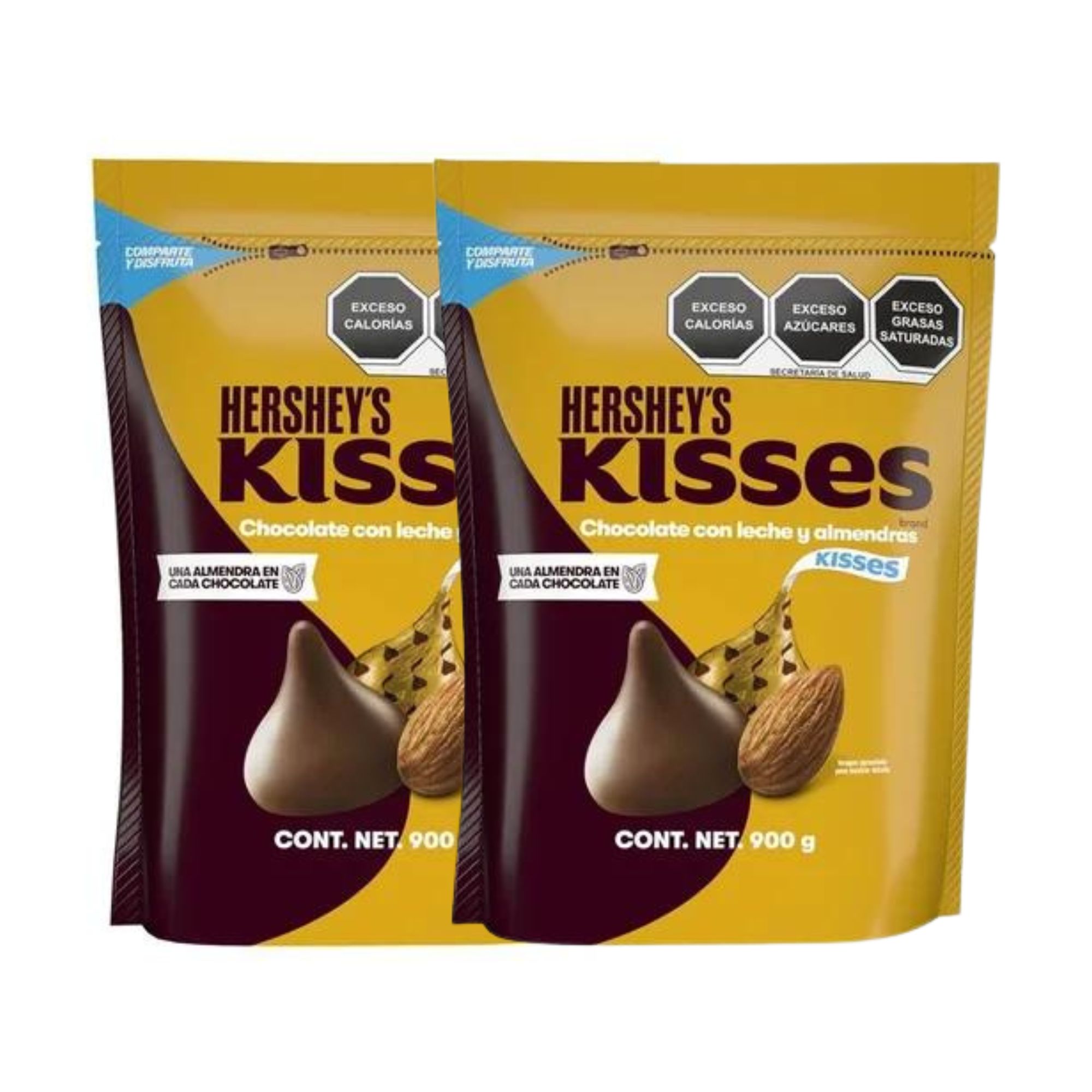 Kisses Hershey´s Chocolate Con Almendra 2 de 900g
