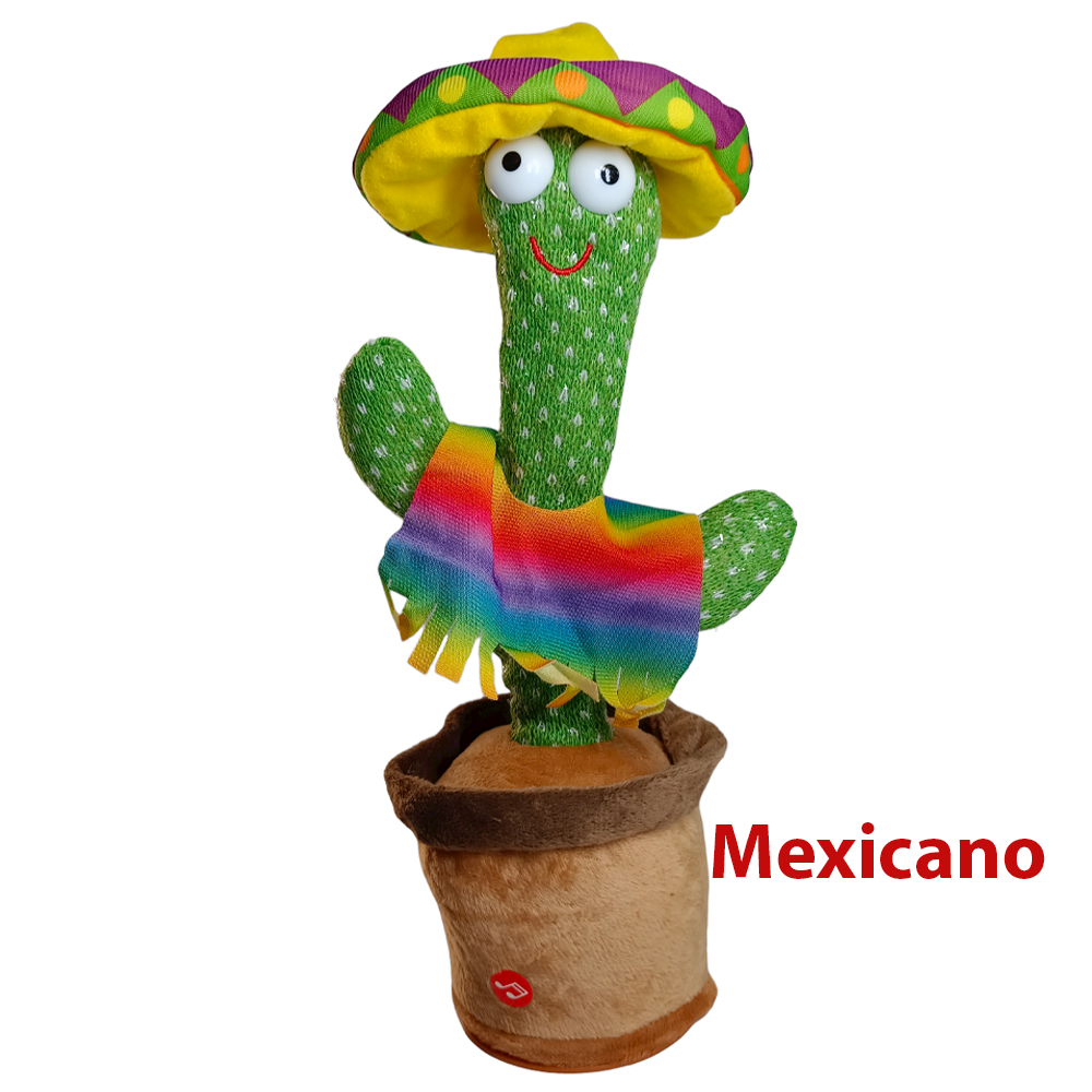 Juguete De Peluches De Cactus Bailando Cantando Bailador Imitador Mexicano