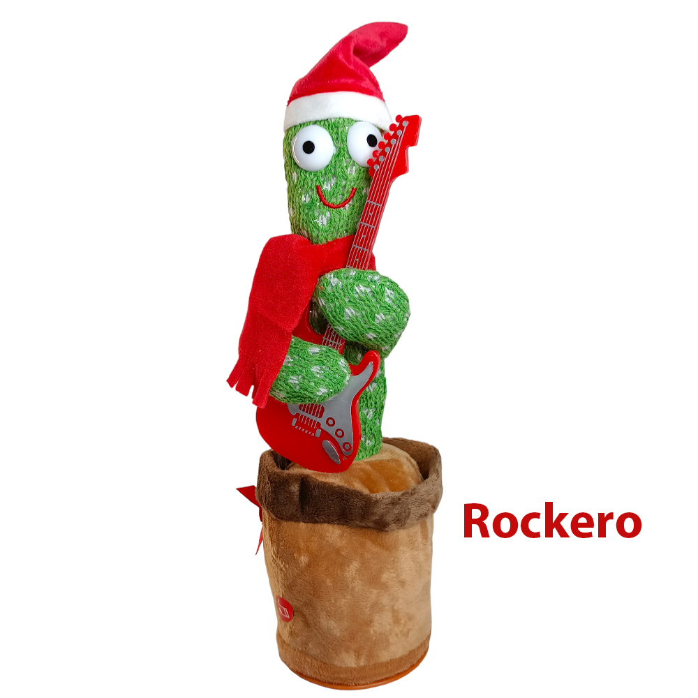 Juguete De Peluches De Cactus Bailando Cantando Bailador Imitador Rockero