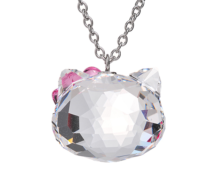 Collar Dije Hello Kitty De Cristal Austriaco