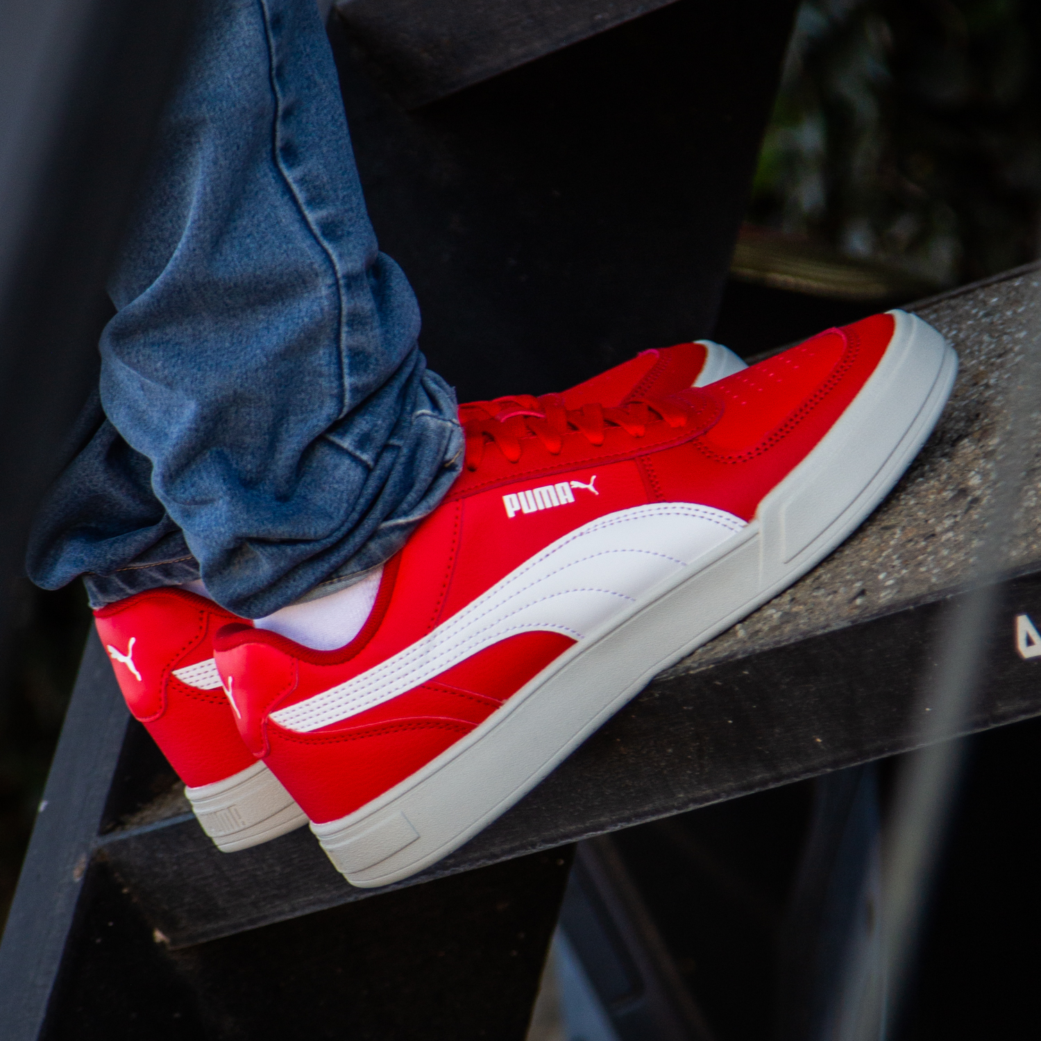 Tenis Puma Caven - 38081019 - Rojo - Hombre 