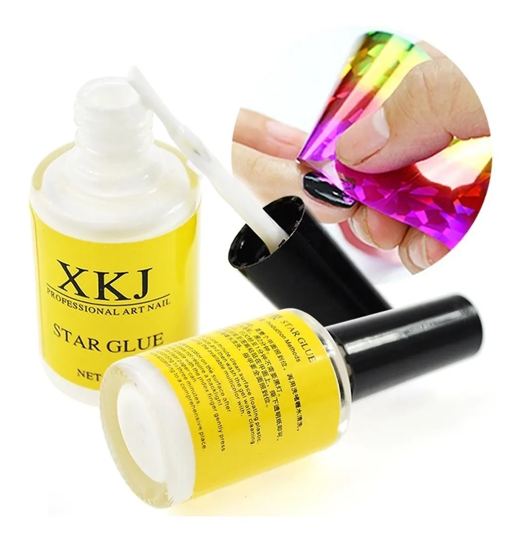 Pegamento Foil Uñas Nails Foil Adhesivo Foil De Aluminio Tra