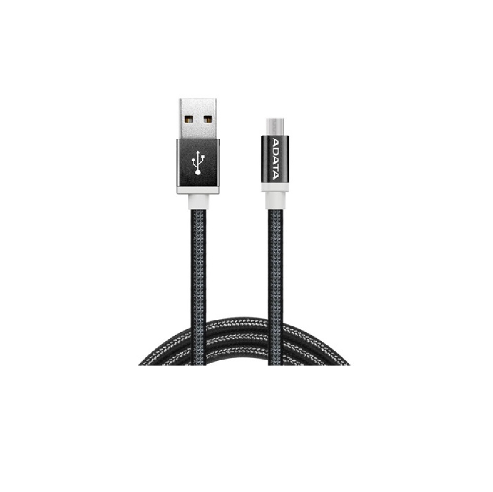 Cable Adaptador de 1m USB A Macho a Micro USB B Macho para Teléfono Móvil  Carga y Datos - Negro en