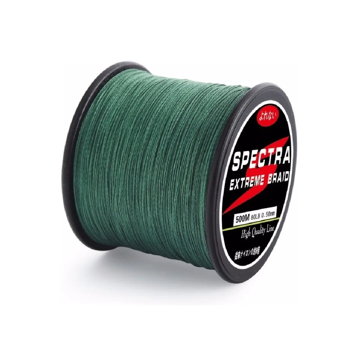 Linea Trenzada y Cuerda De Pesca Verde 10 Lb.