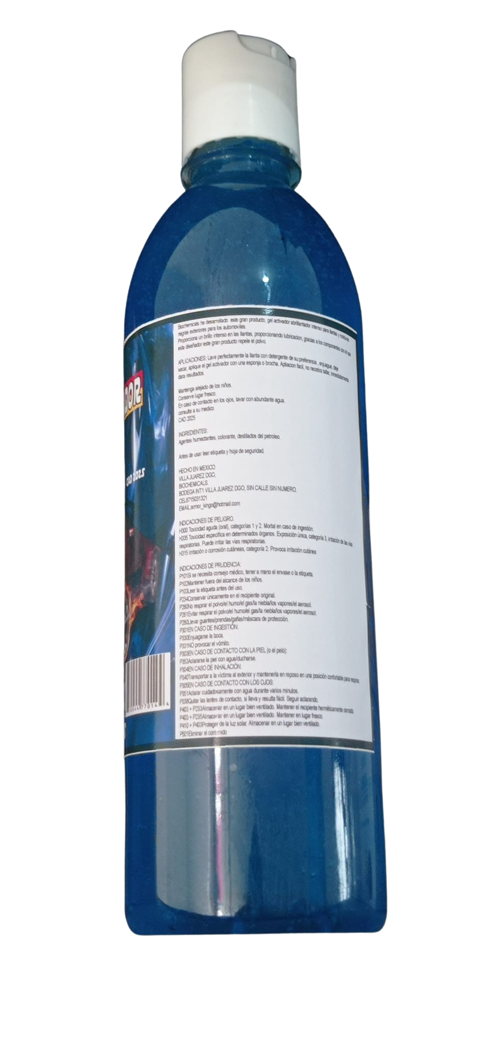 GEL ABRILLANTADOR DE LLANTAS 500 GRS