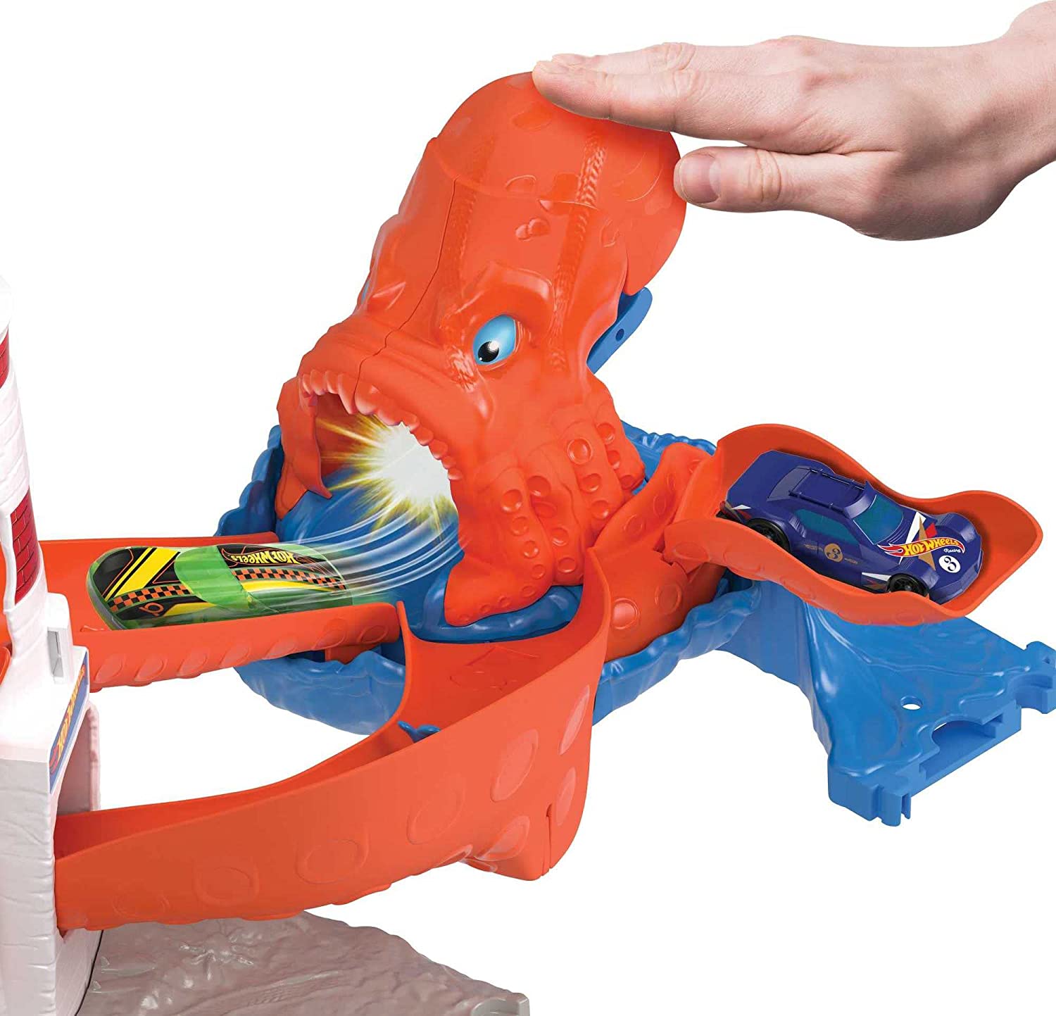 Hot Wheels City, Némesis Pulpo, Pista de Juguete para niños de 4 años en adelante