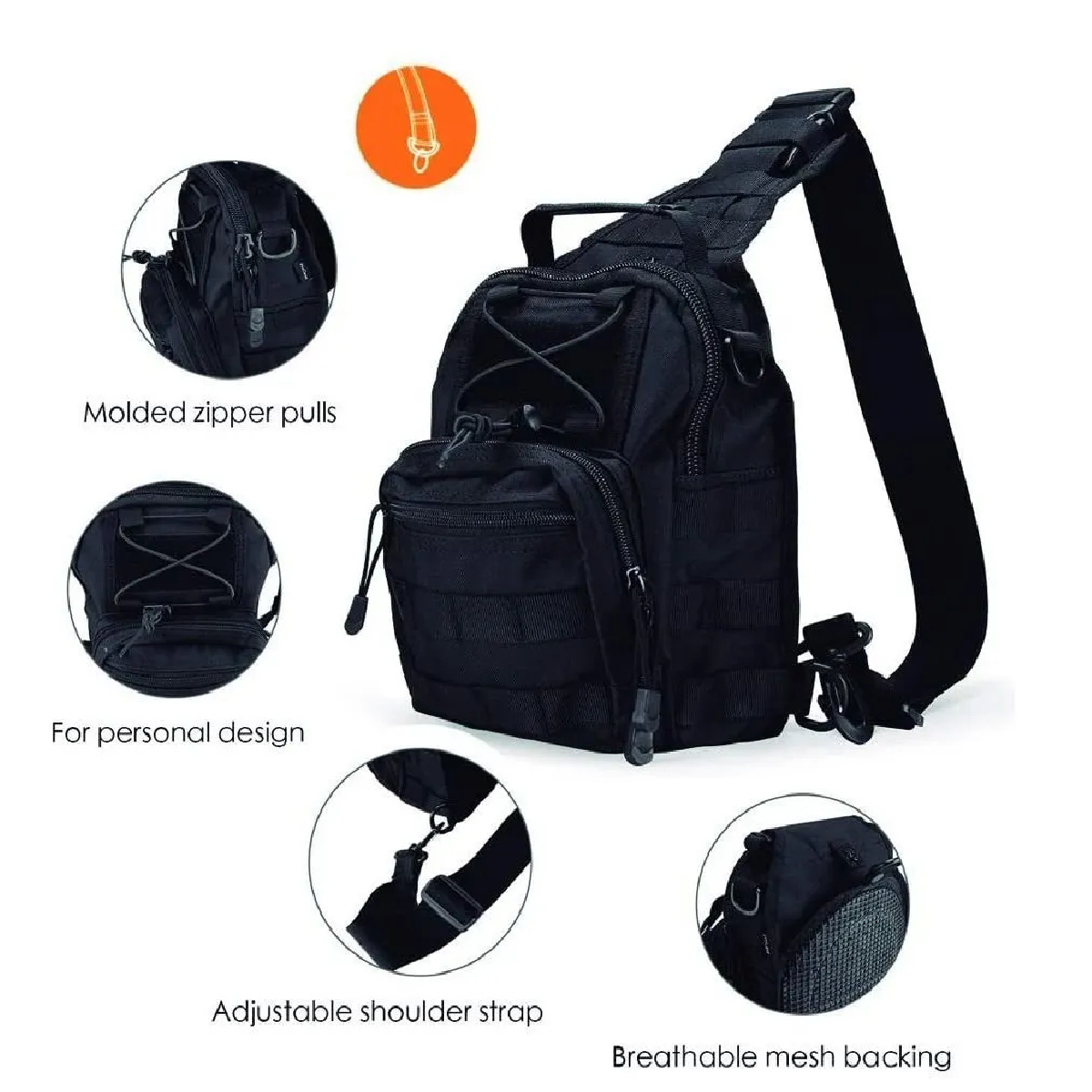 Mochila Pechera Táctica Militar Multiusos