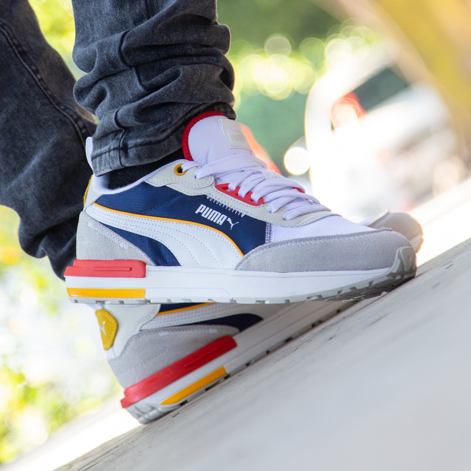 Tenis Puma R22 - 38346212 - Blanco - Hombre 