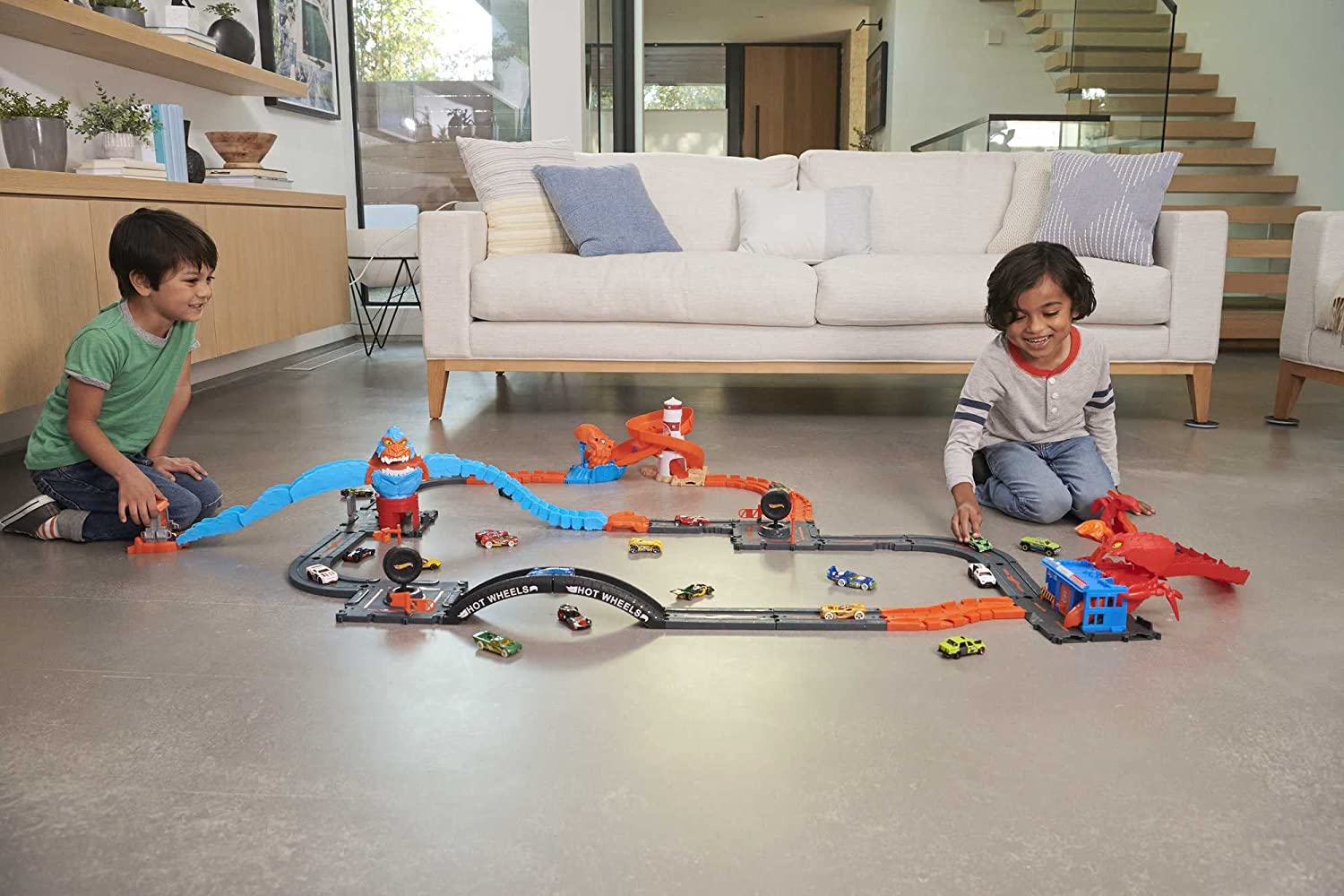 Hot Wheels City, Némesis Escorpión, Pista de Juguete para niños de 4 años en adelante